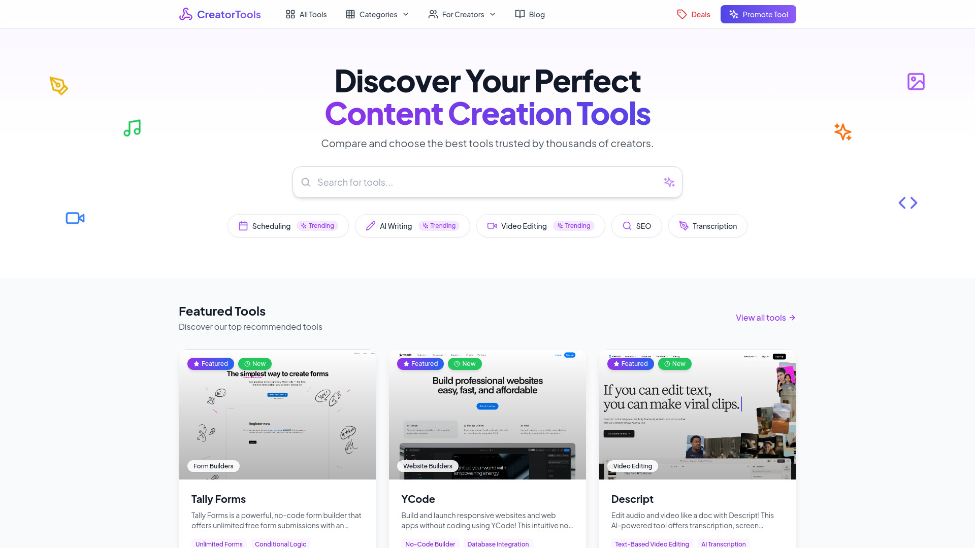 CreatorTools screenshot