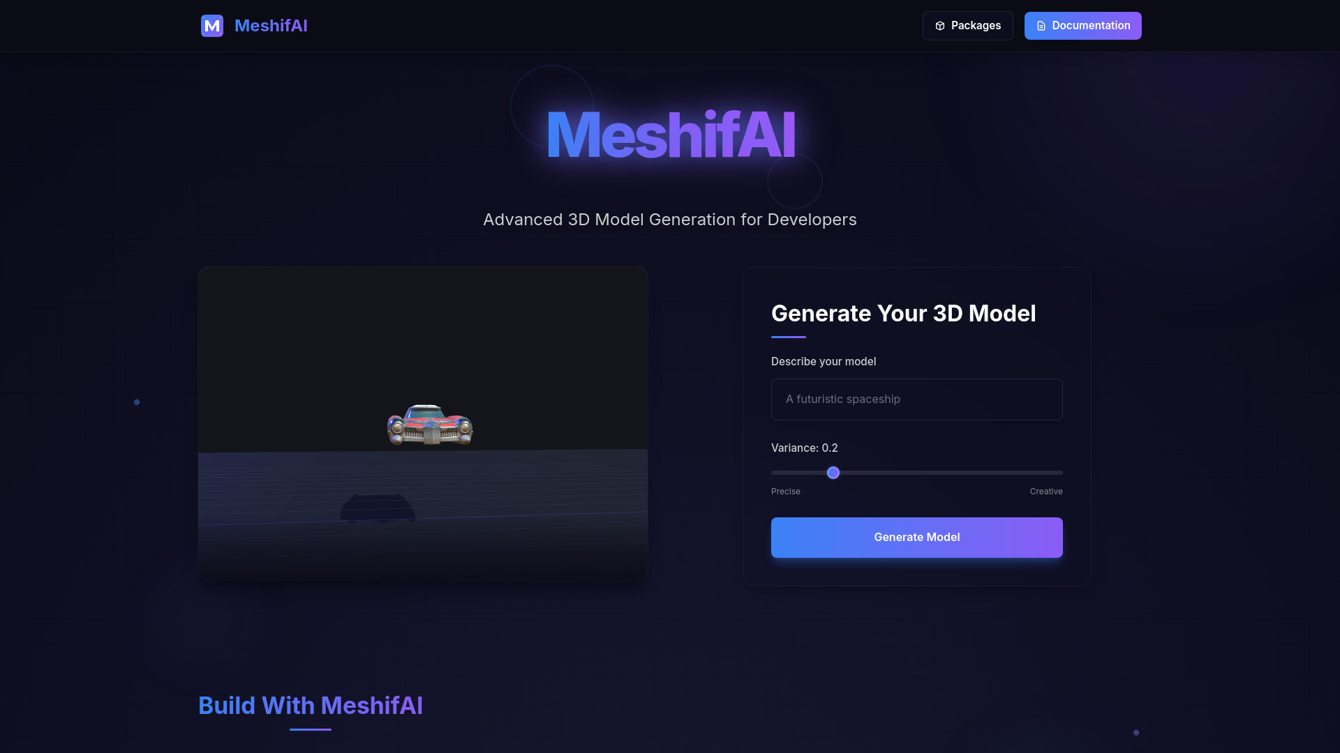 MeshifAI screenshot