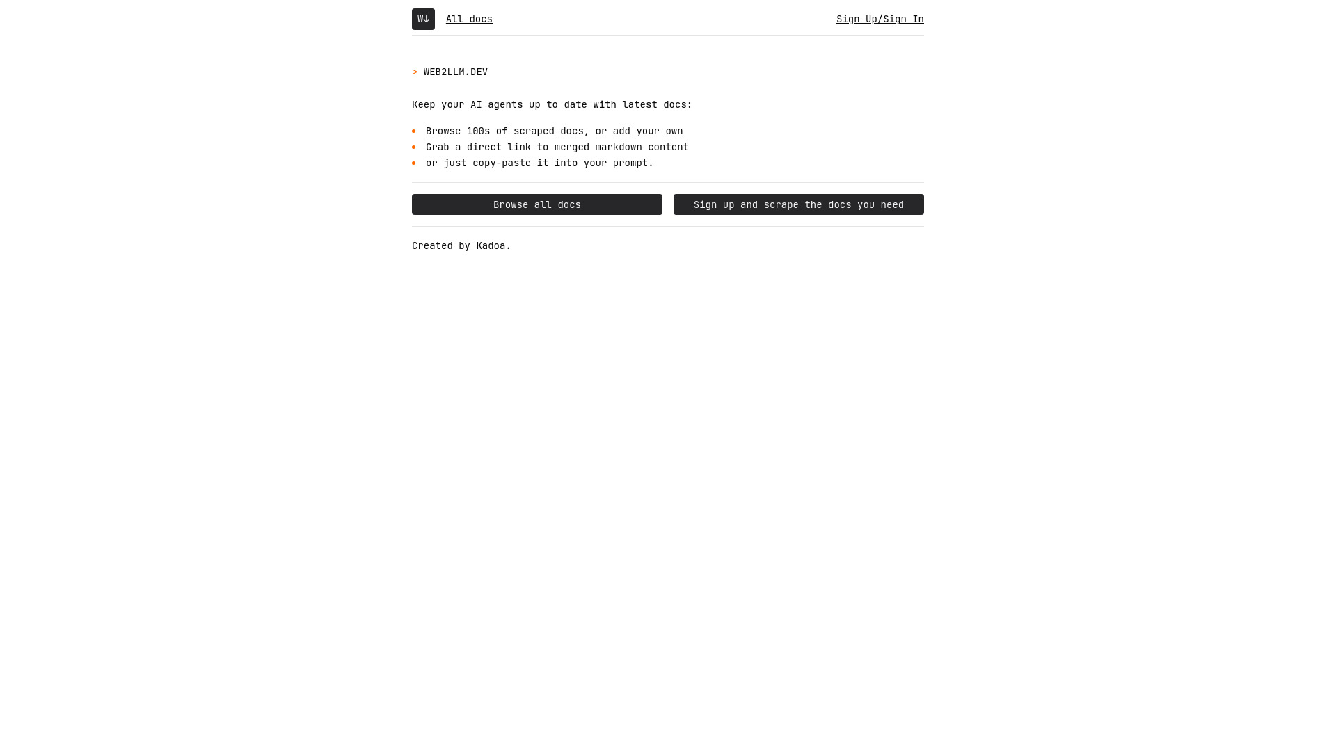 web2llm screenshot