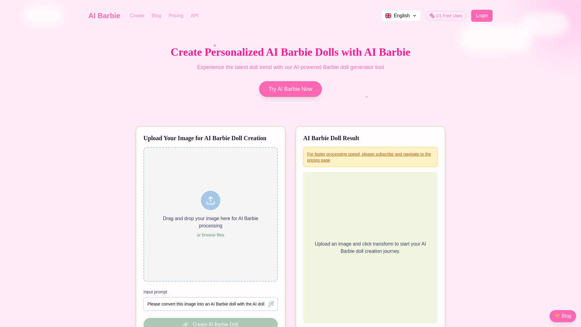 AI Barbie screenshot