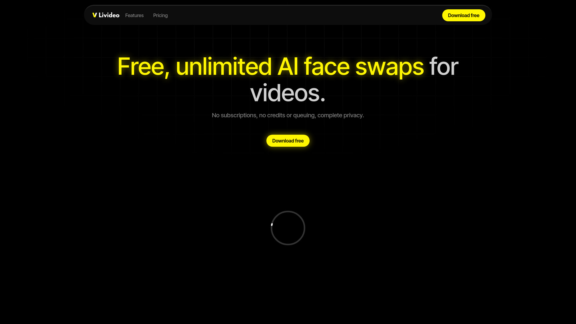 Livideo screenshot