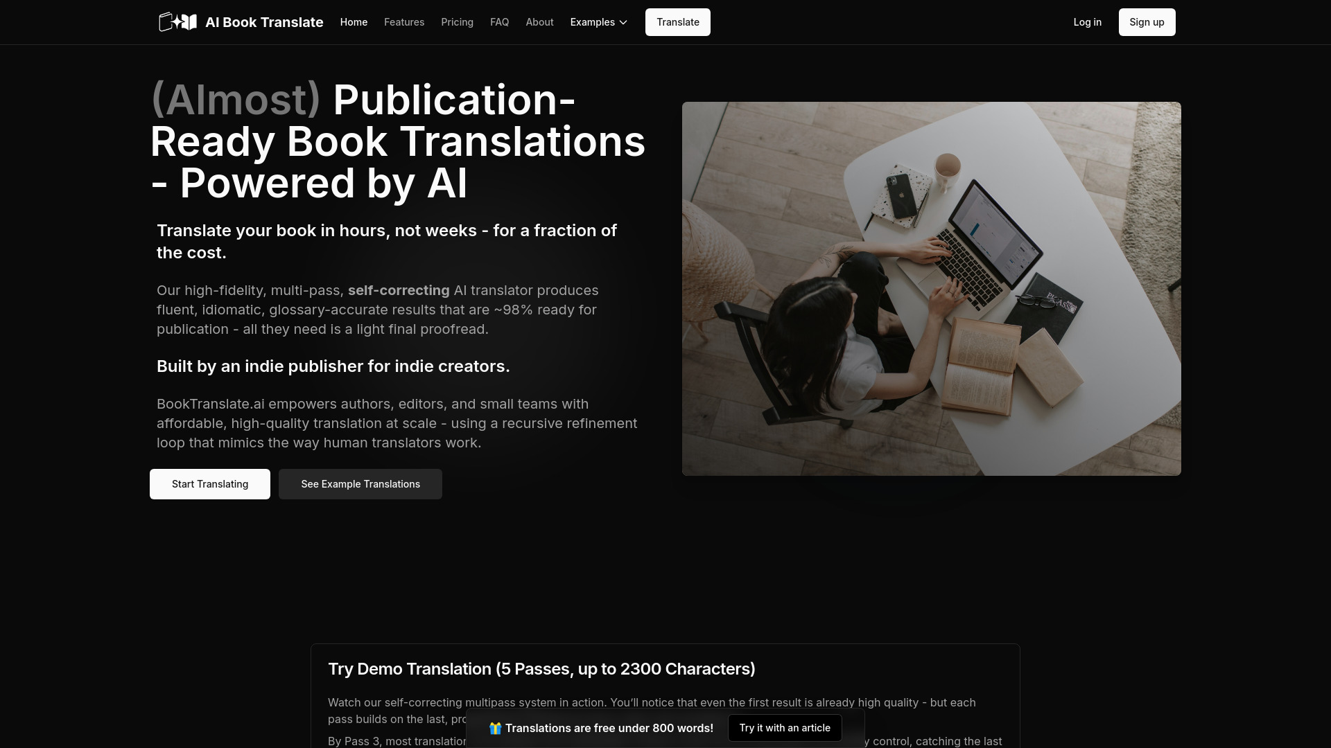 BookTranslate.ai screenshot