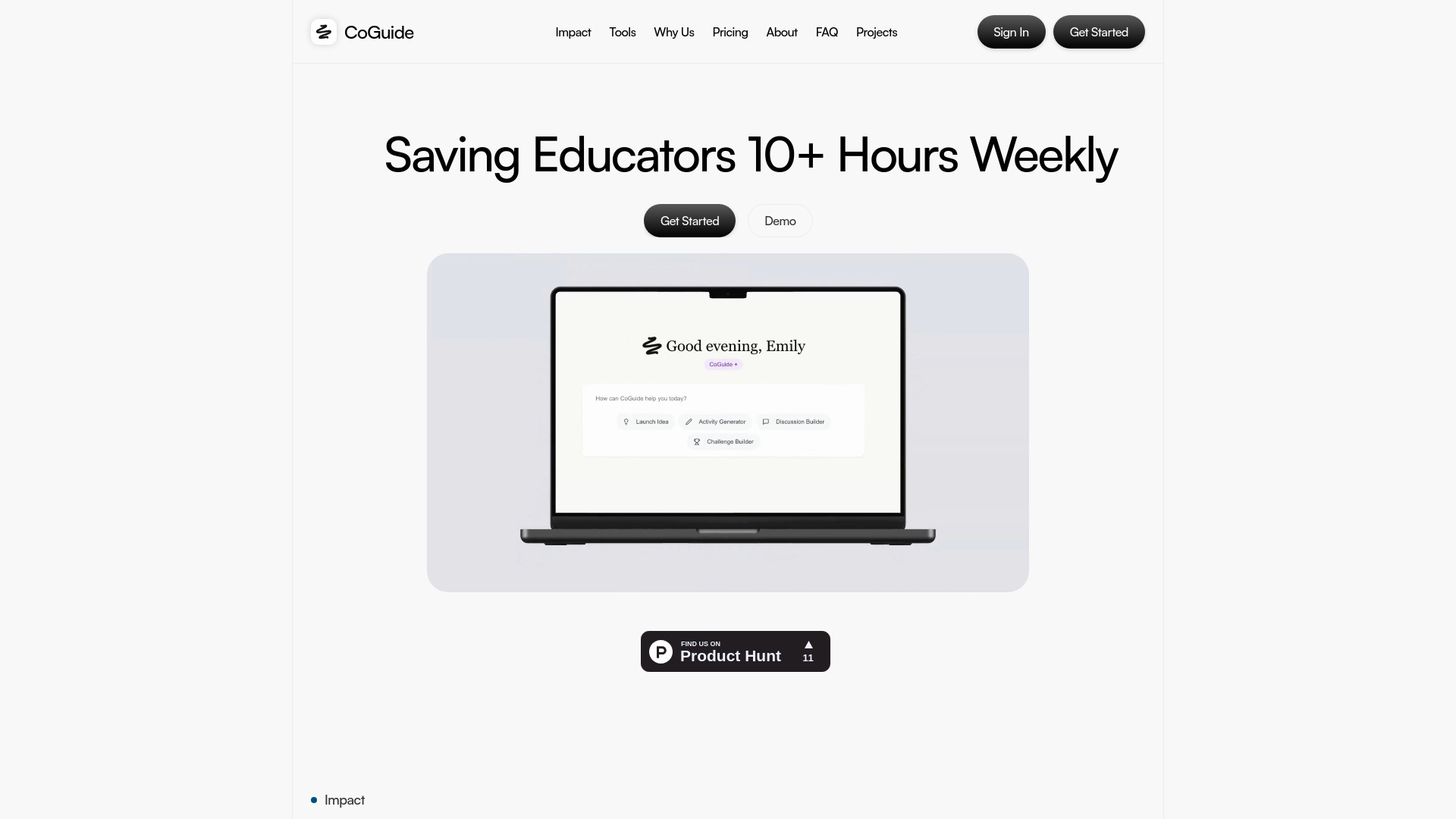 CoGuide screenshot