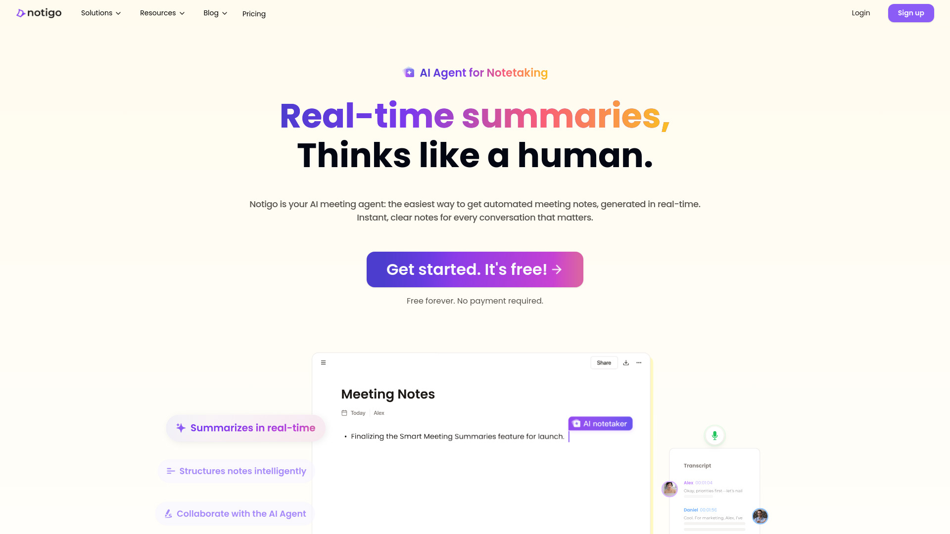 Notigo screenshot