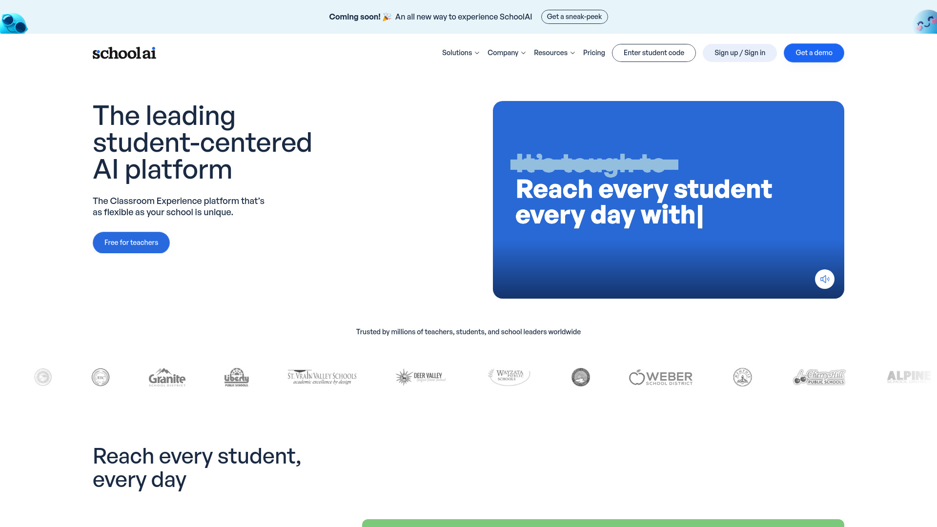 SchoolAI screenshot