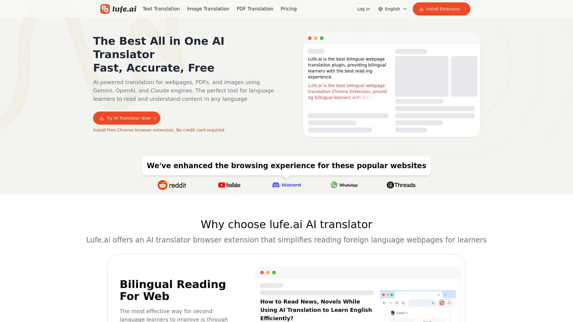 Lufe AI Translator screenshot