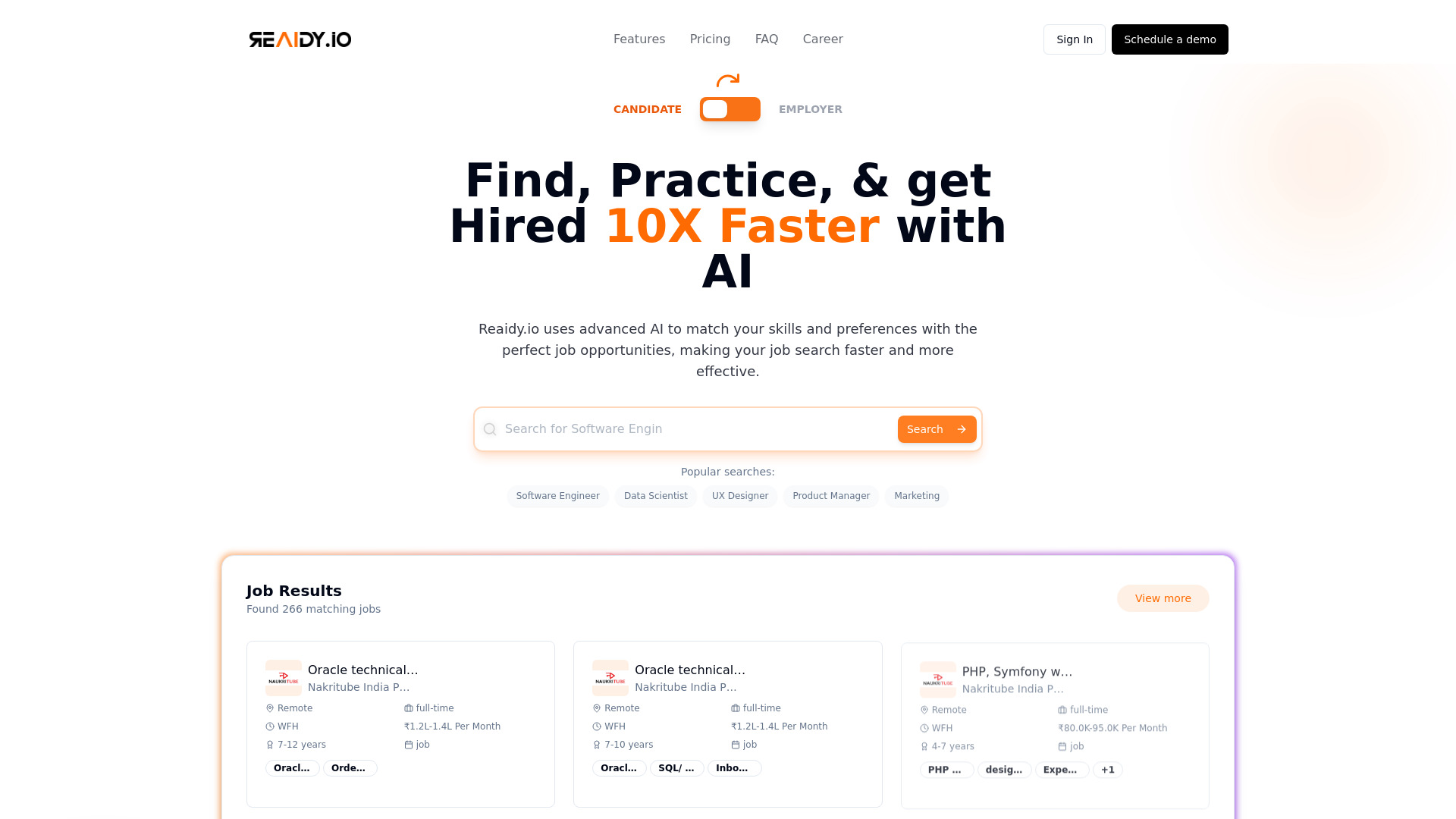 Reaidy.io screenshot
