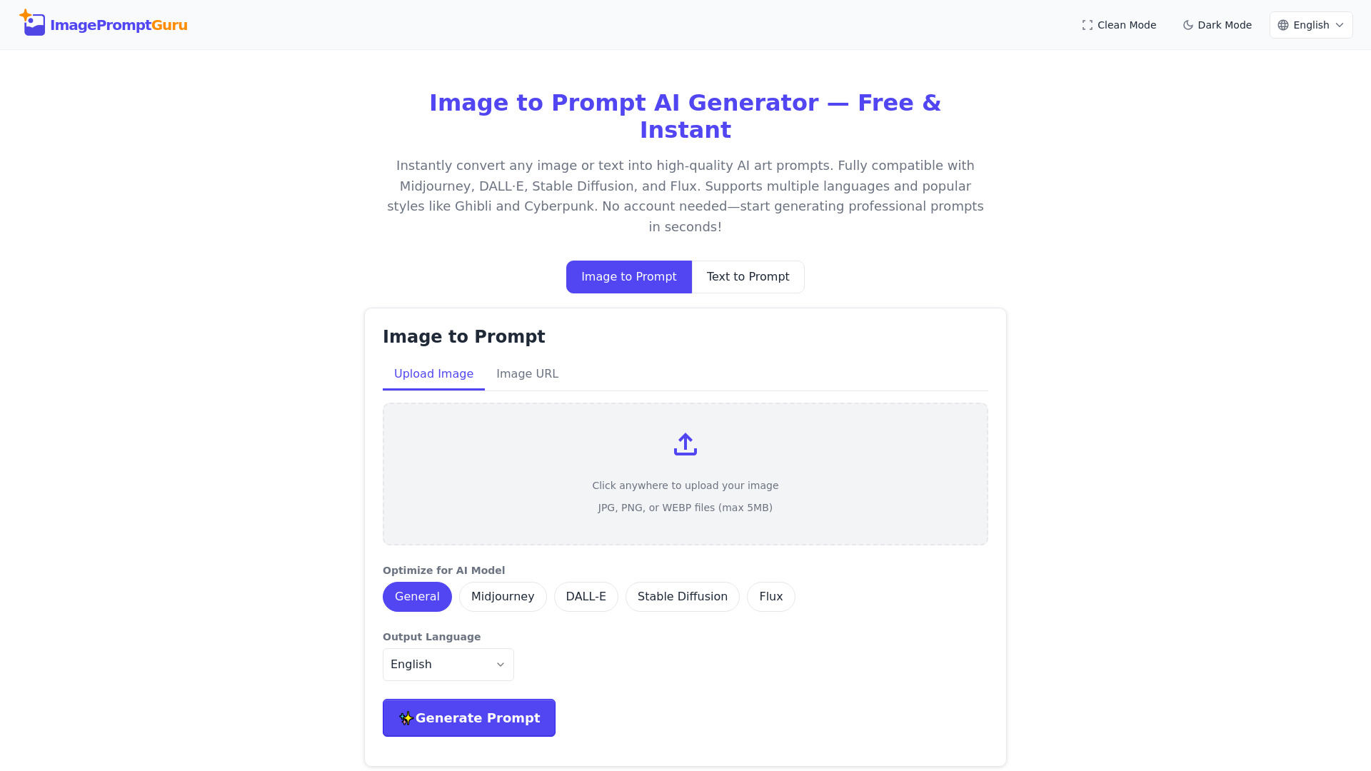 ImagePromptGuru.net screenshot