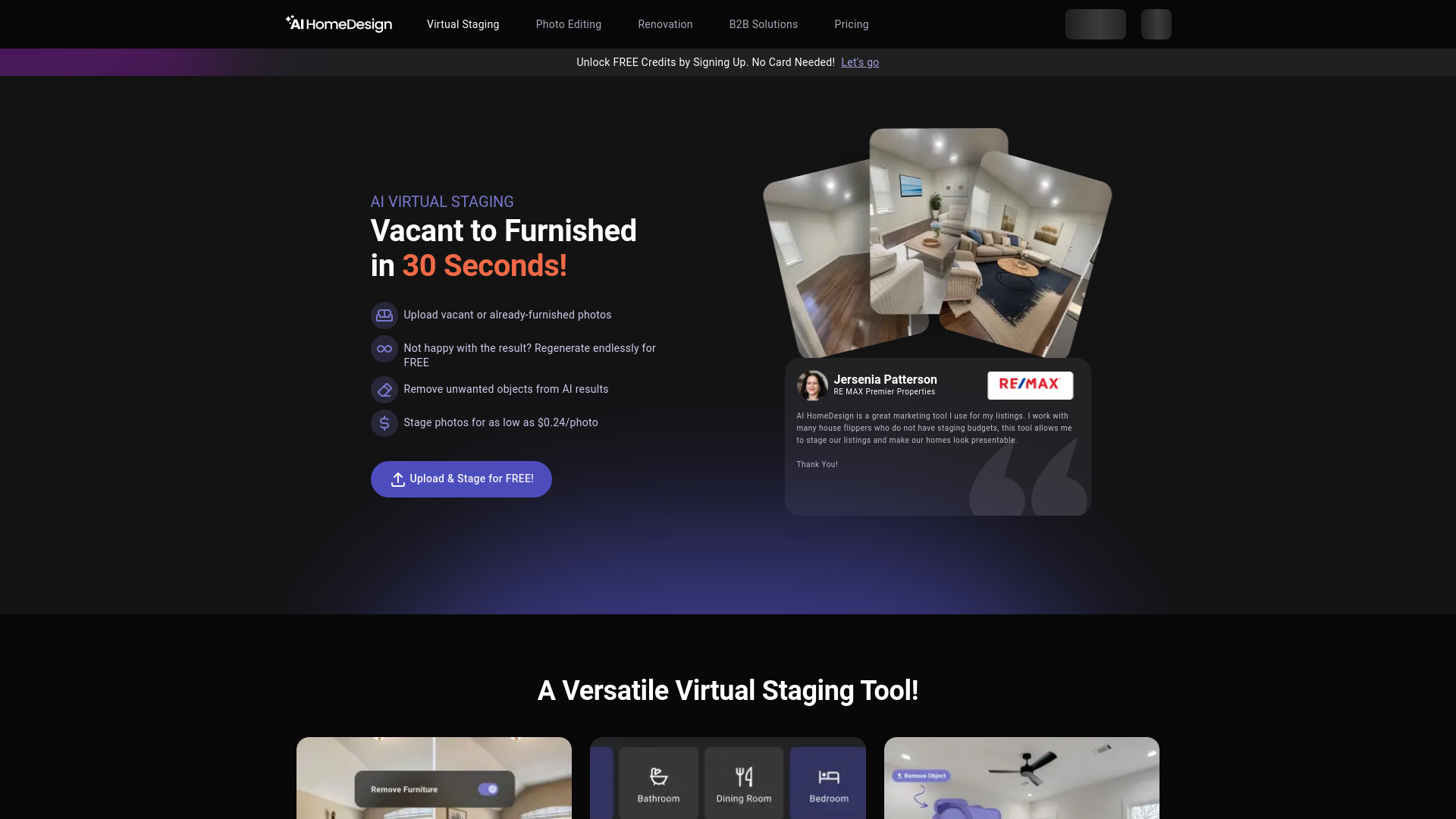AI Virtual Staging screenshot