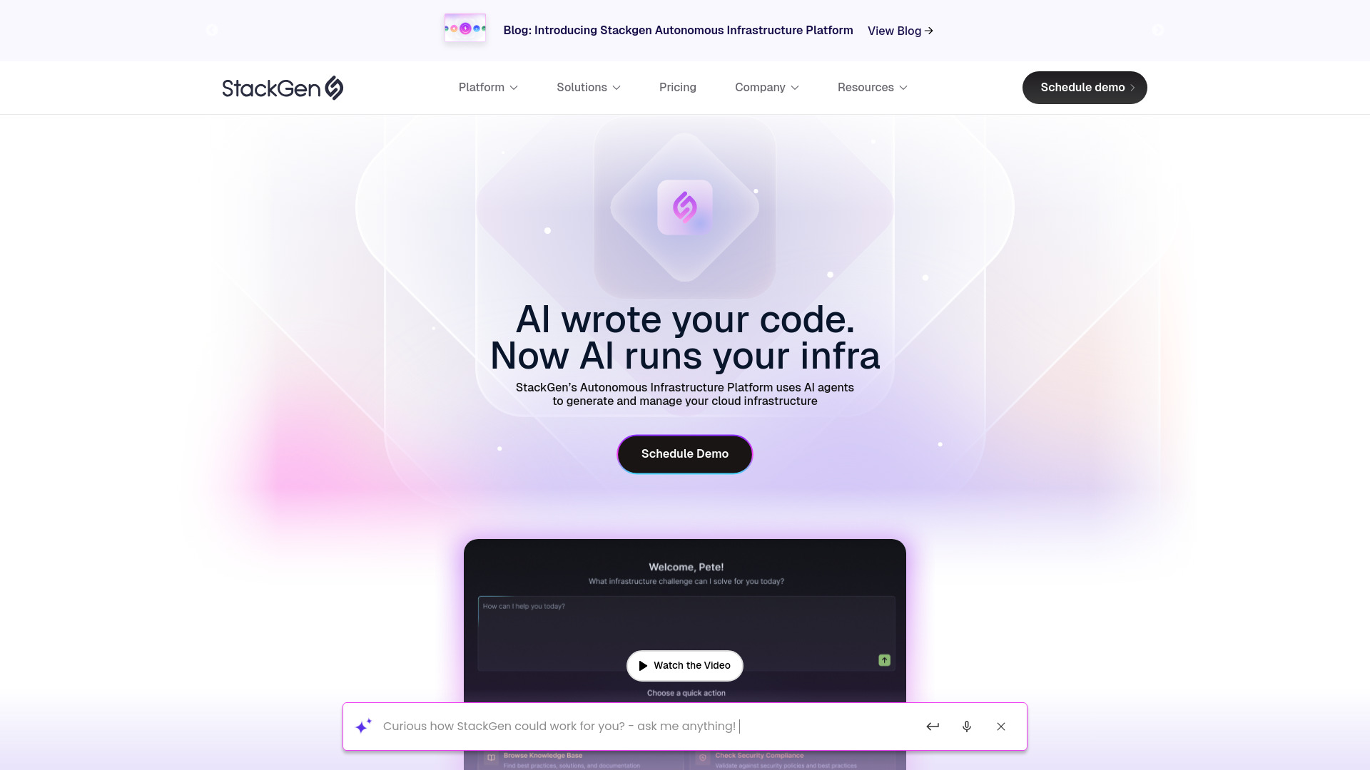 StackGen screenshot