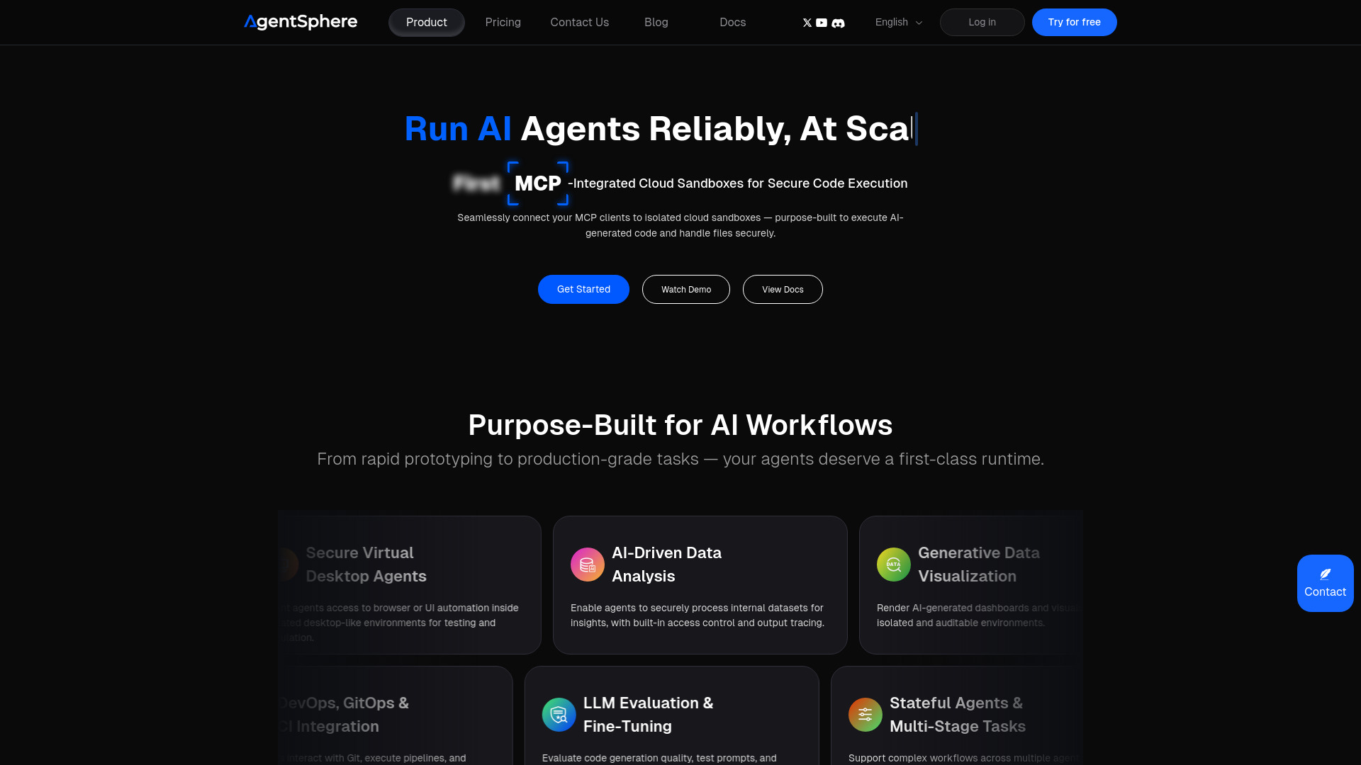AgentSphere screenshot
