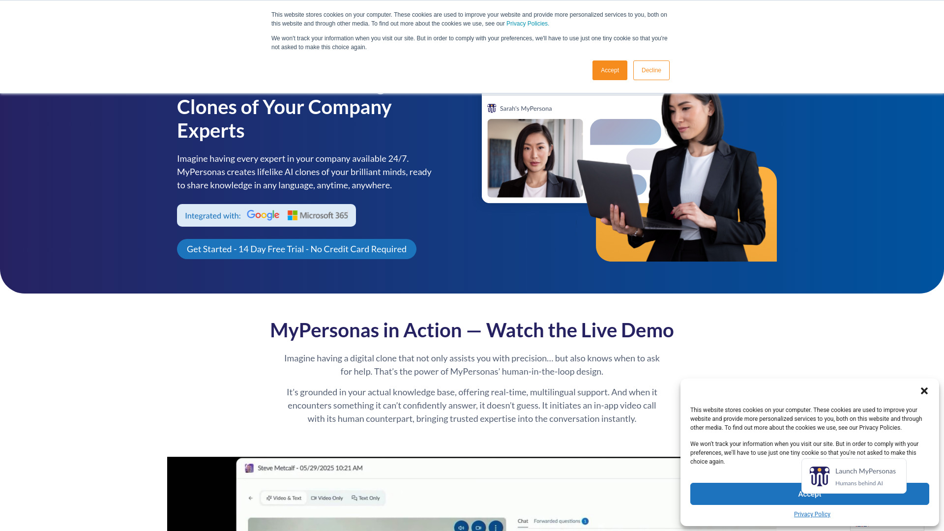 MyPersonas screenshot