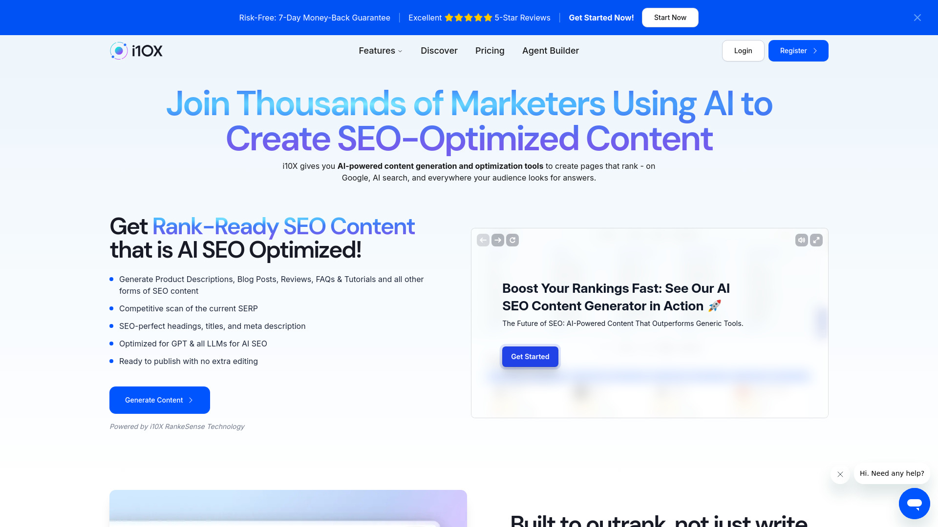 AI SEO Content Generator screenshot