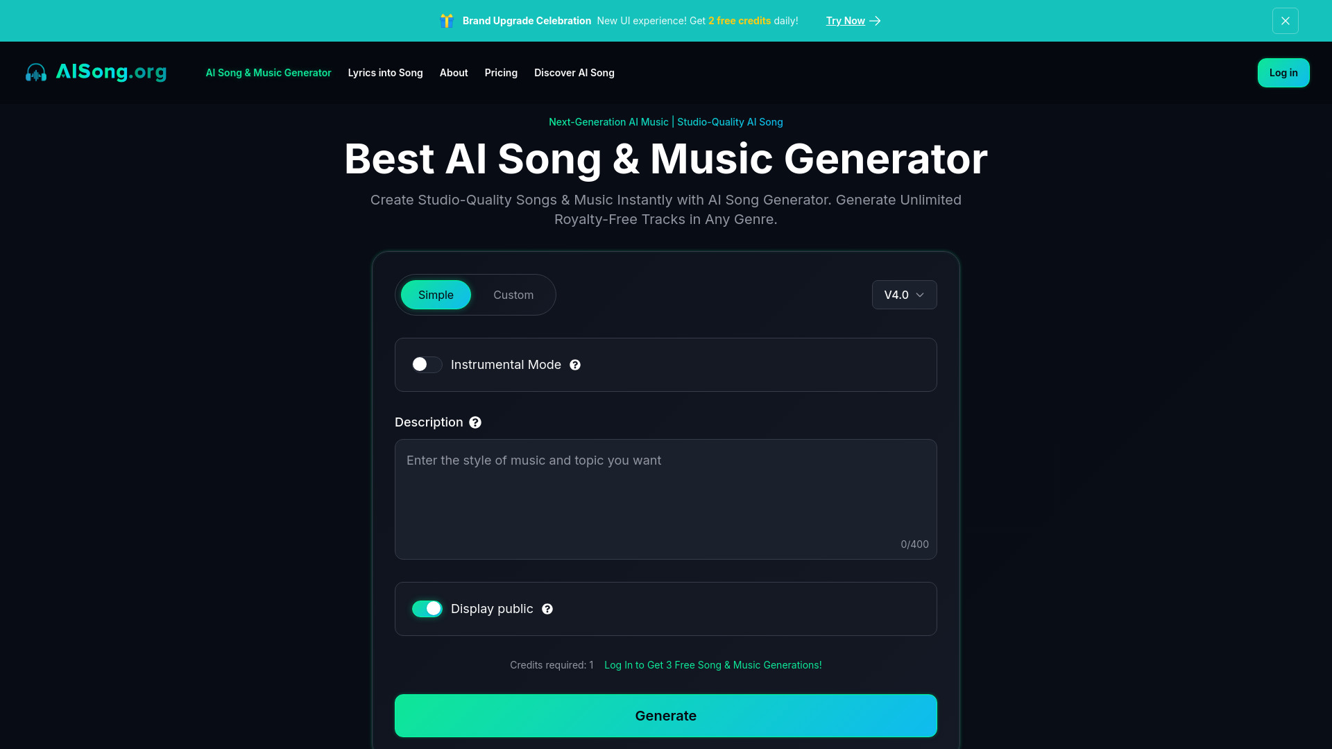 AISong.org screenshot