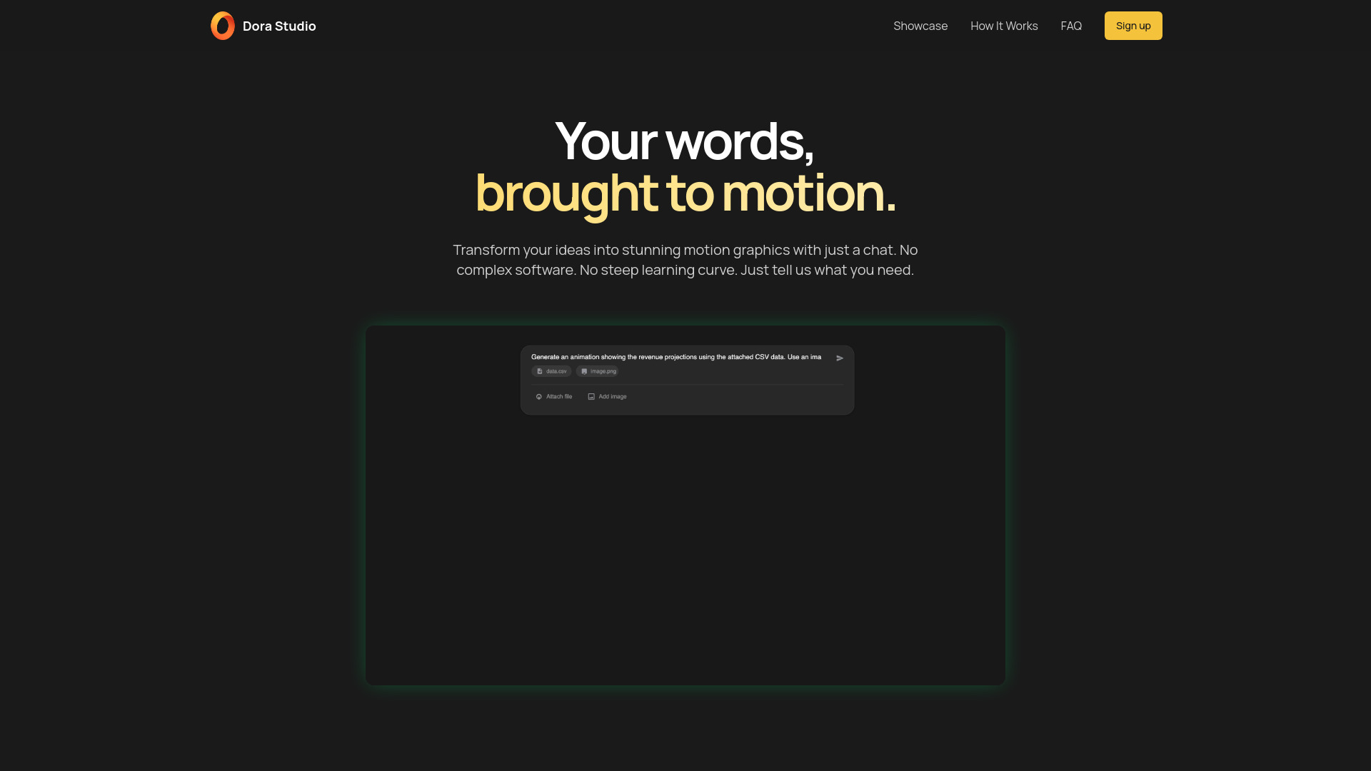 Dora Studio screenshot