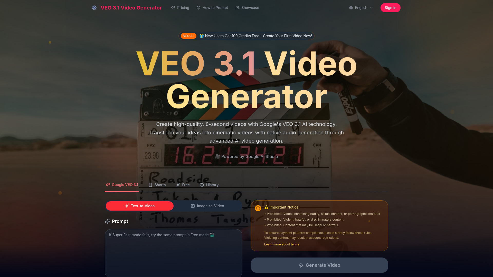 veo 3.1 screenshot
