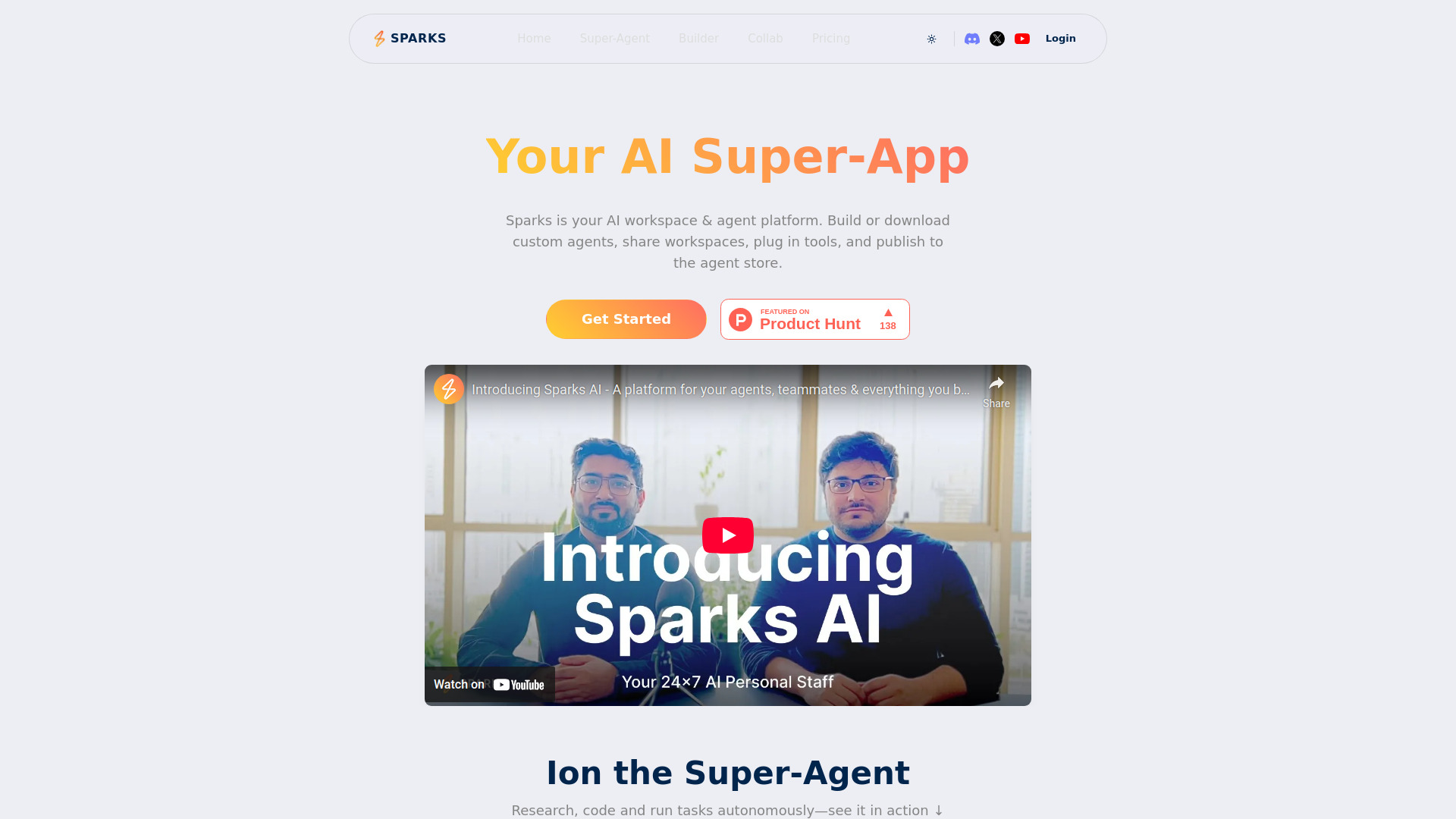 Sparks AI screenshot