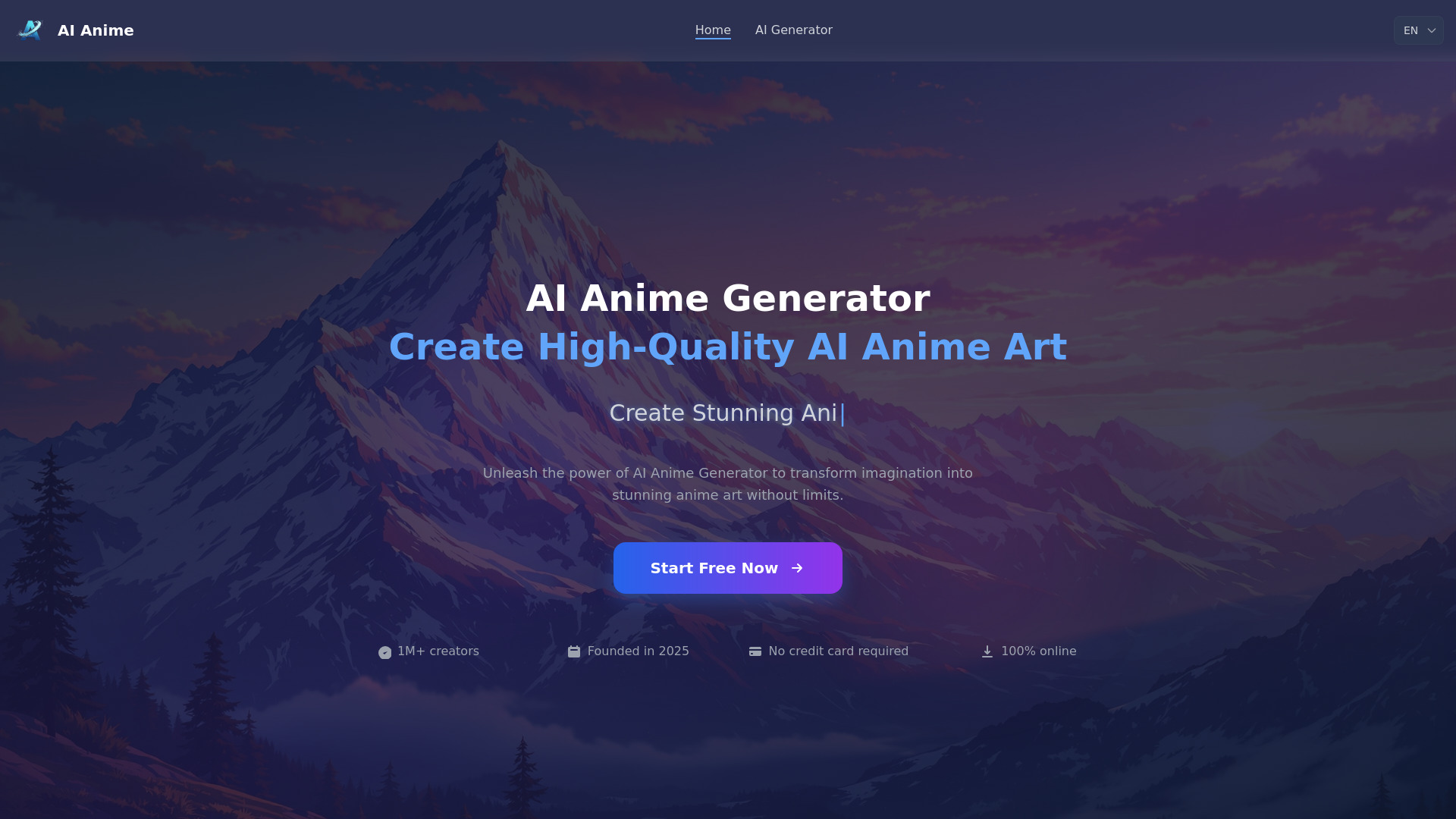 AI Anime Generator screenshot