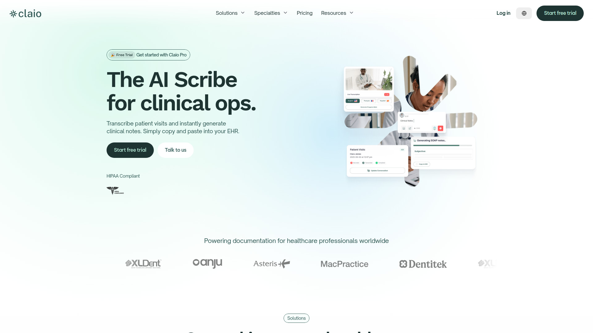 Claio screenshot