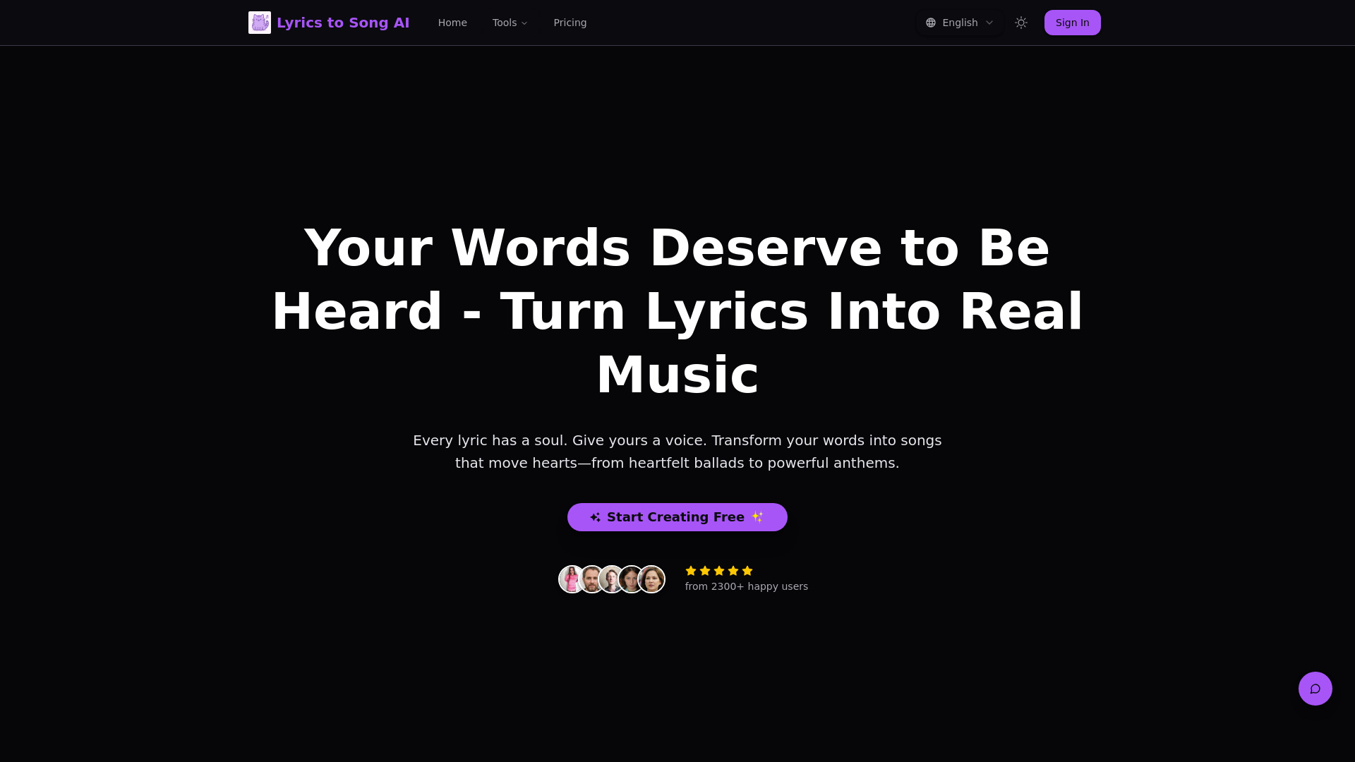 Lyrics To Song AI screenshot