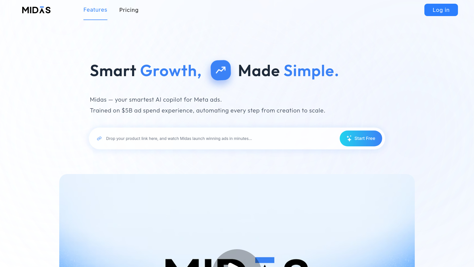 Midas AI screenshot