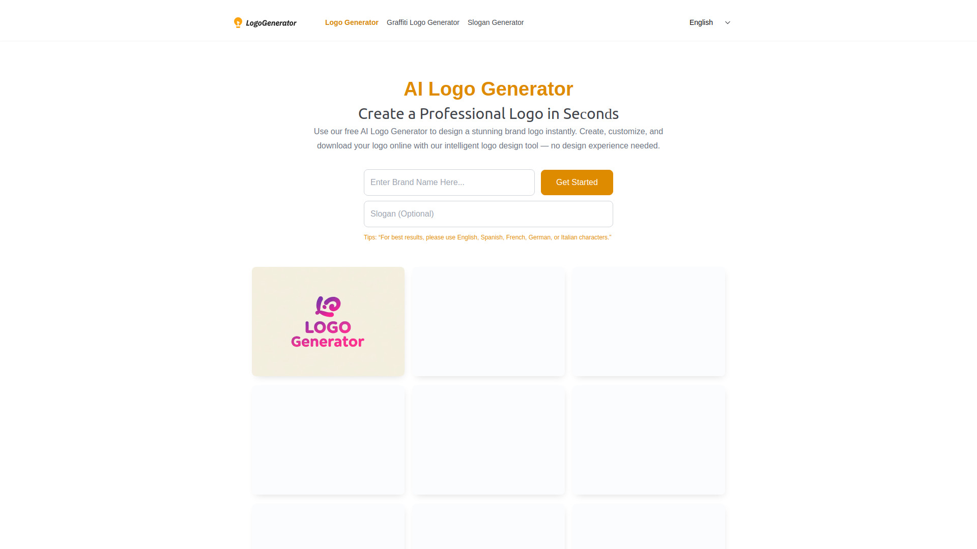 AI Logo Generator screenshot