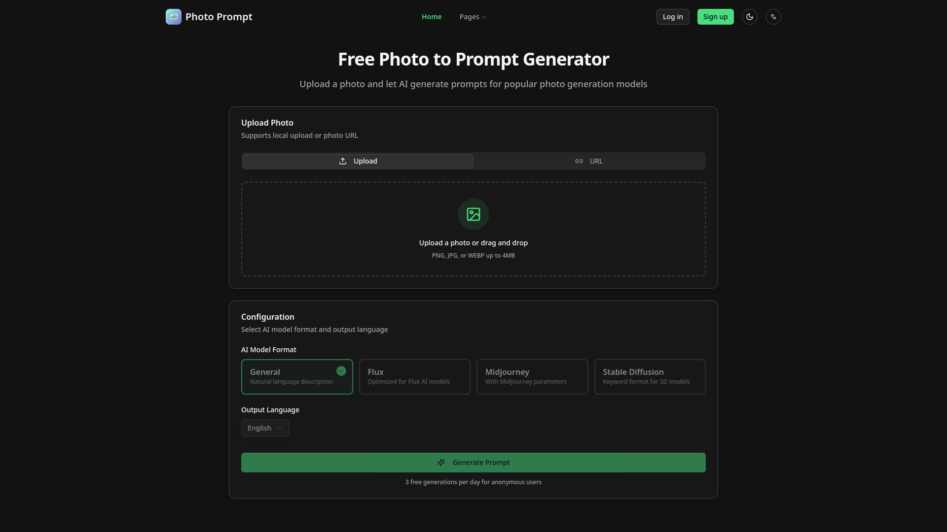 Photo Prompt screenshot