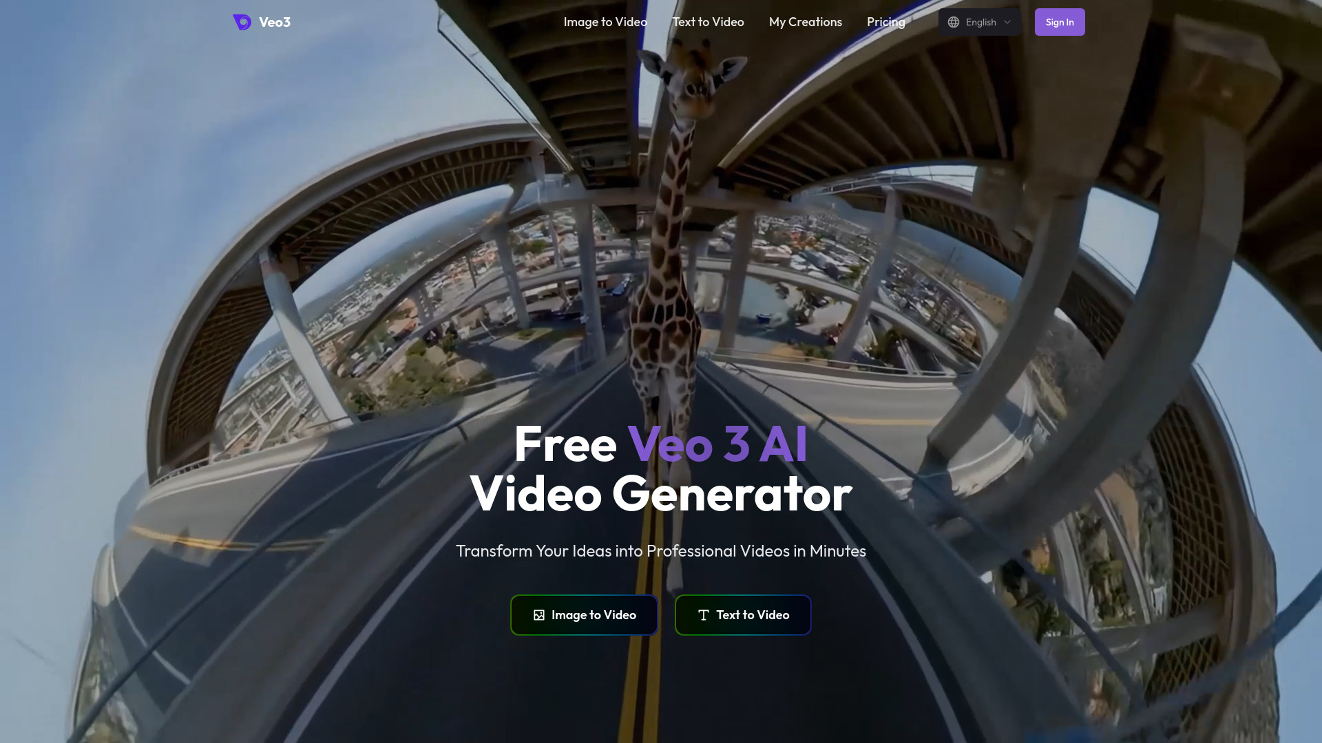 Veo3 AI screenshot
