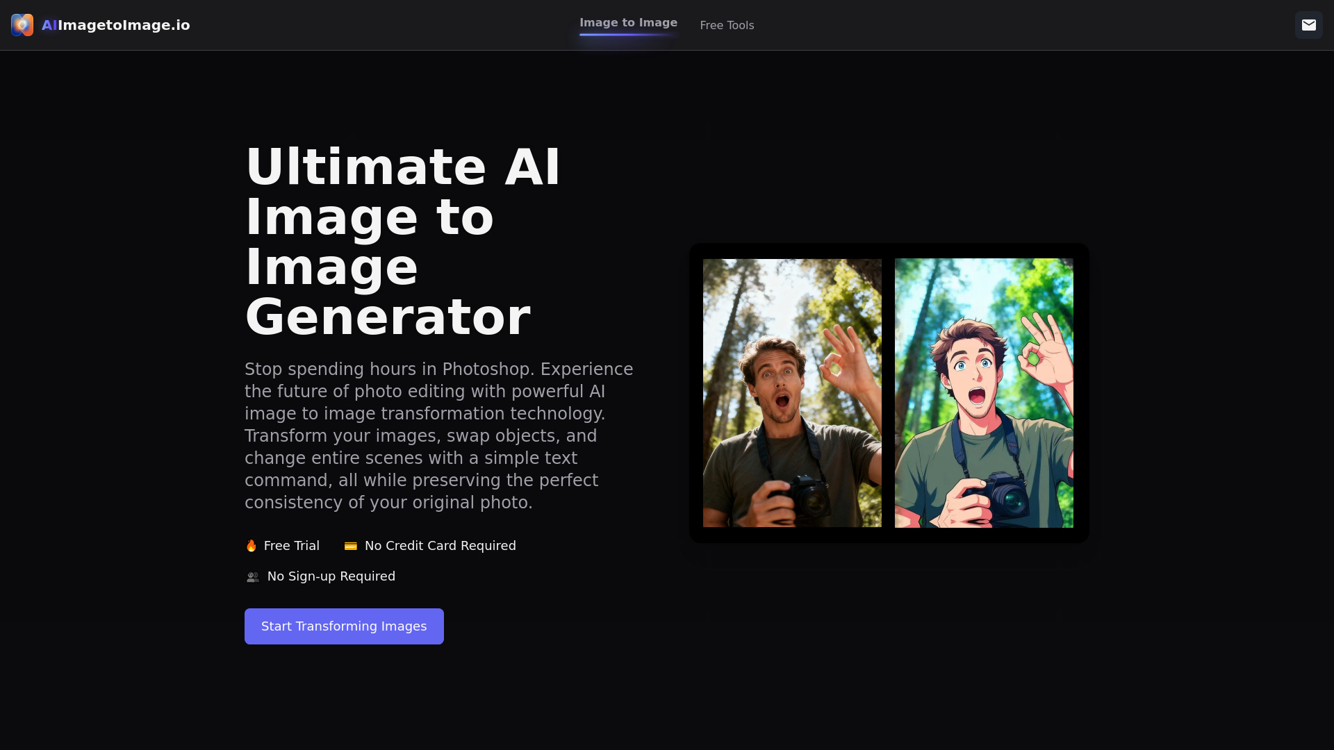 AI Image to Image Generator screenshot
