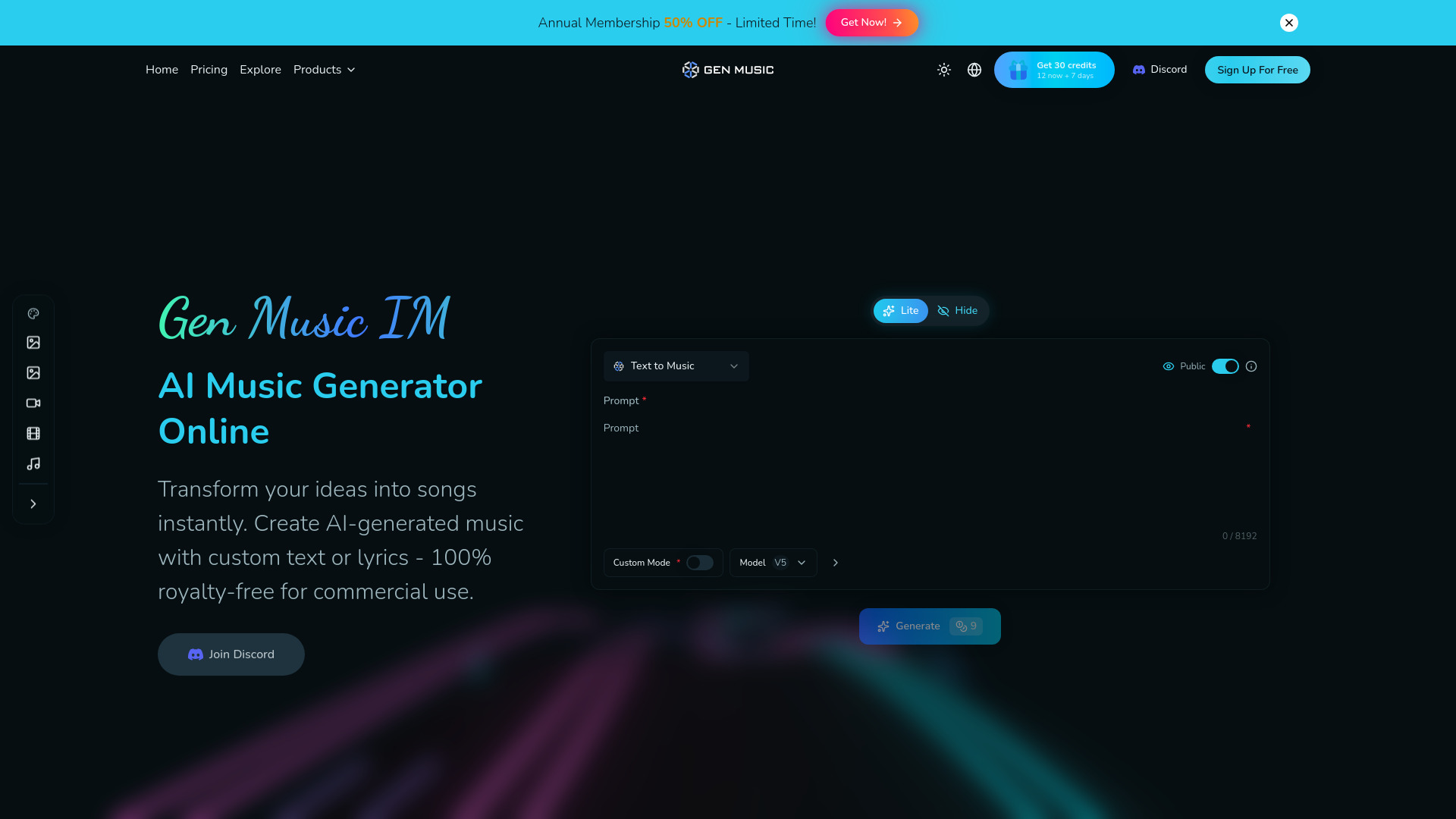 Gen Music IM screenshot