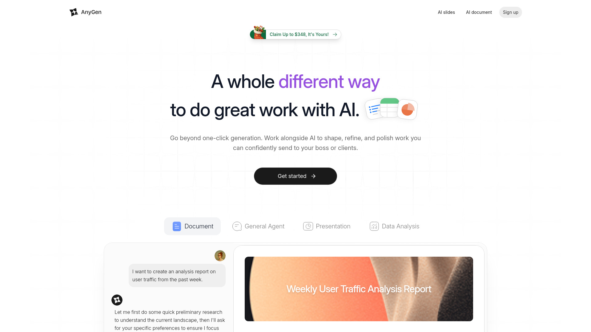 AnyGen screenshot
