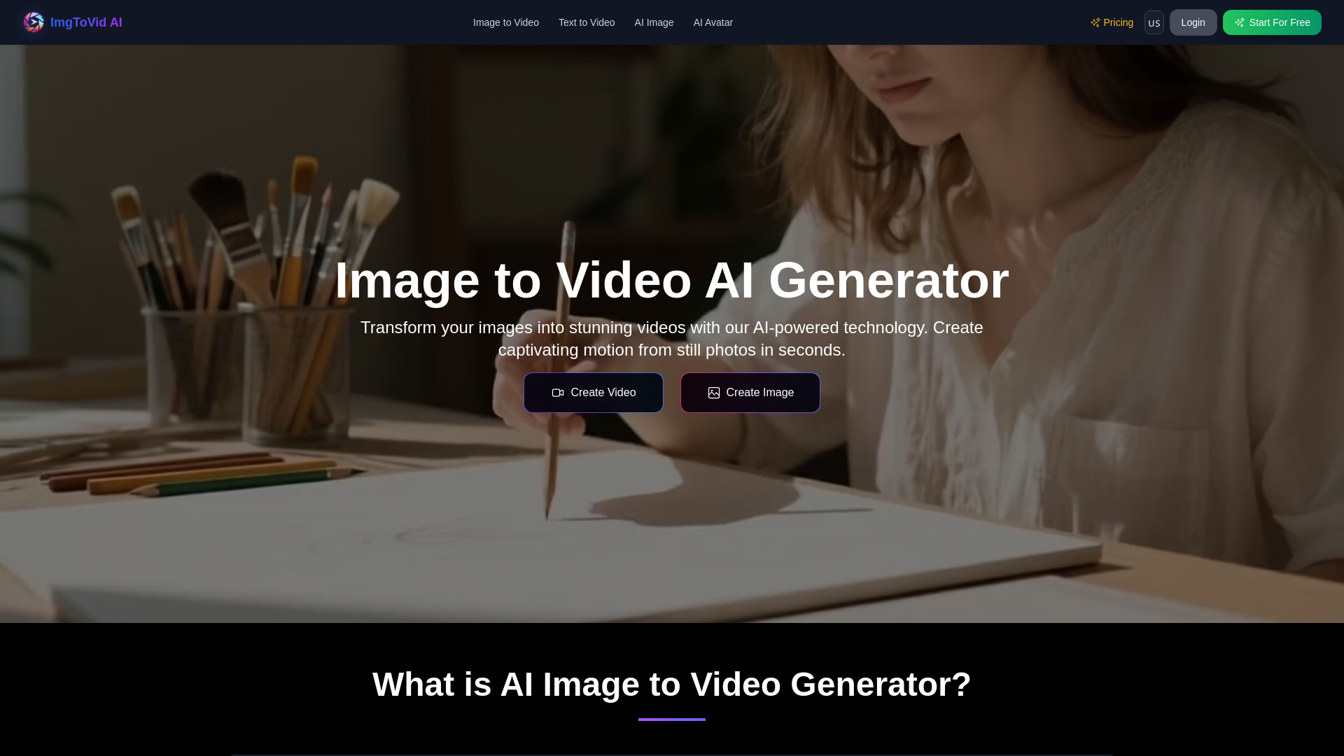 ImgToVid AI screenshot