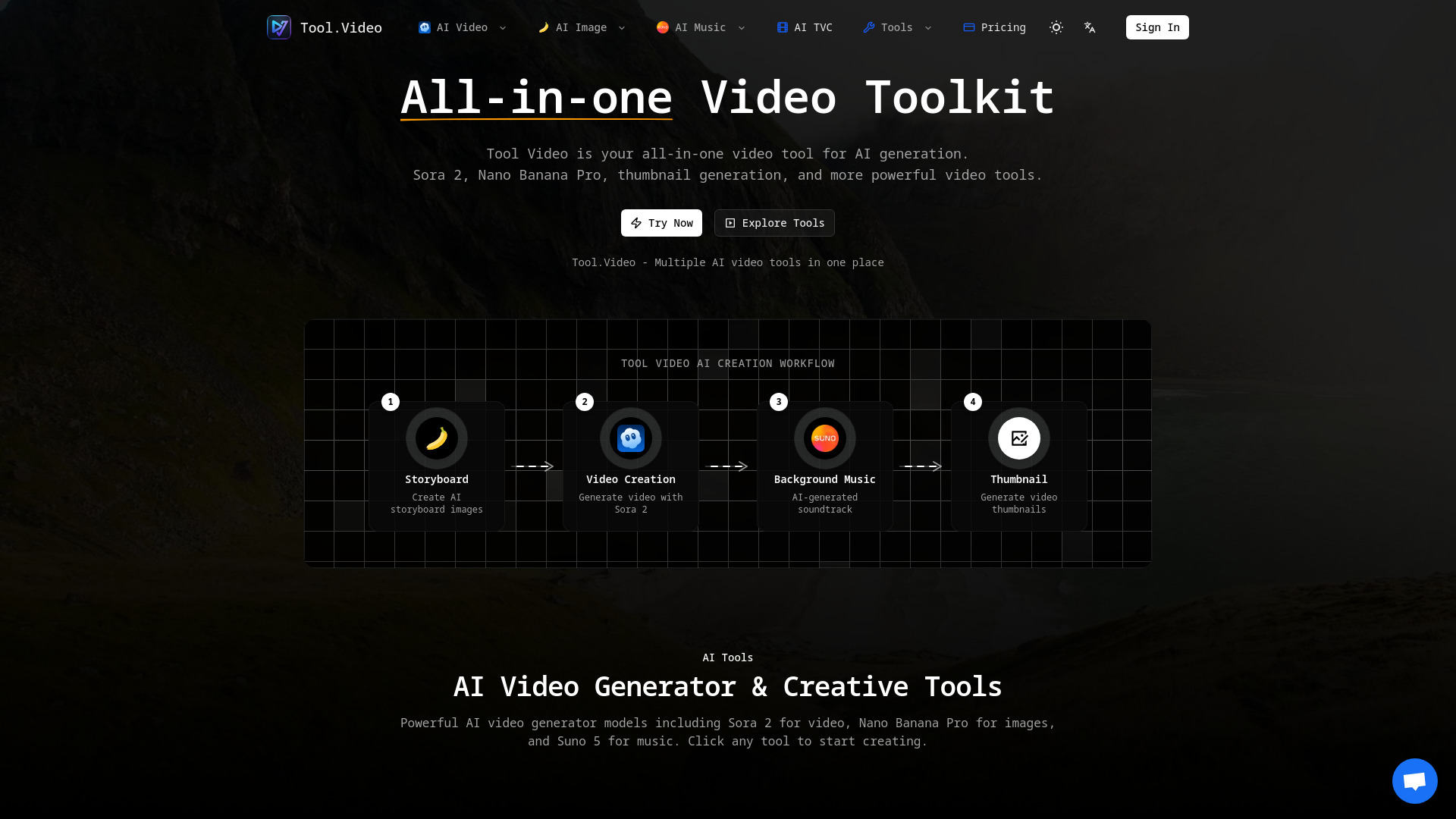 Tool Video screenshot