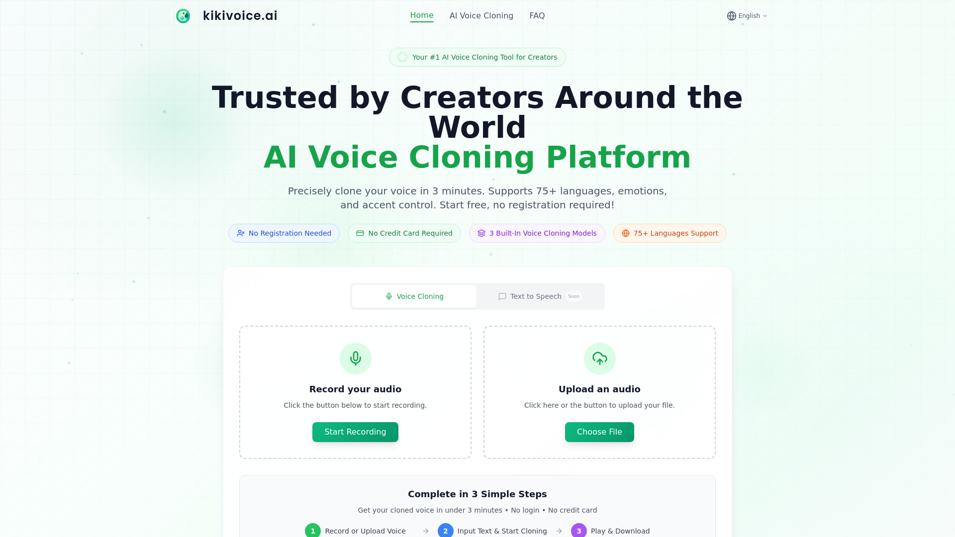 kikivoice.ai screenshot