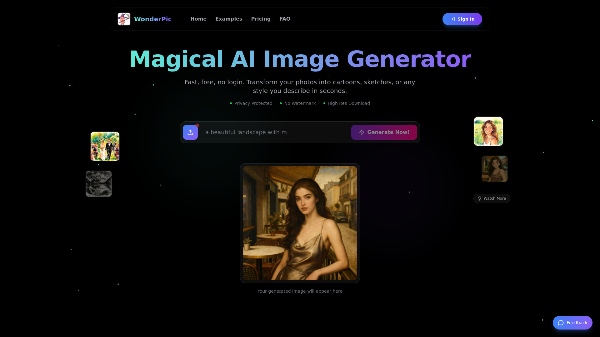 WonderPic - AI Photo Editor screenshot