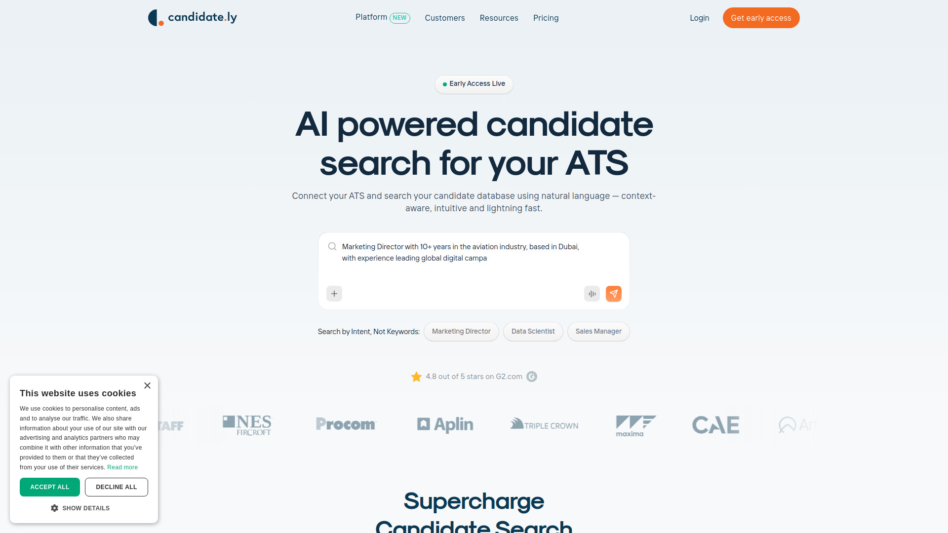 Candidate Search AI — ATS AI Search ATS screenshot