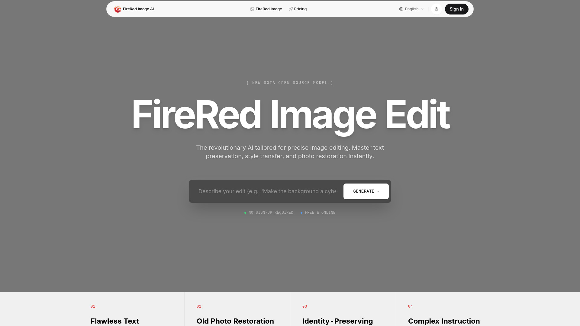 FireRed Image AI screenshot