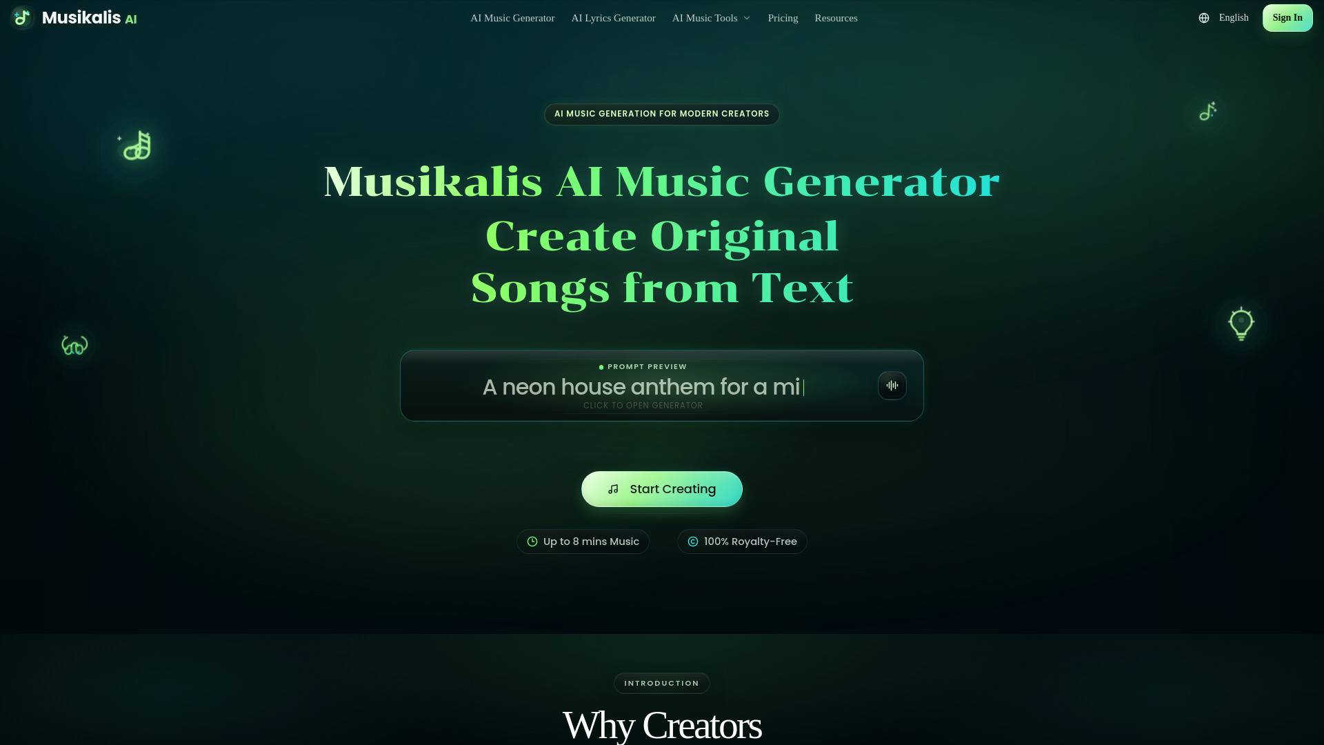 Musikalis AI screenshot