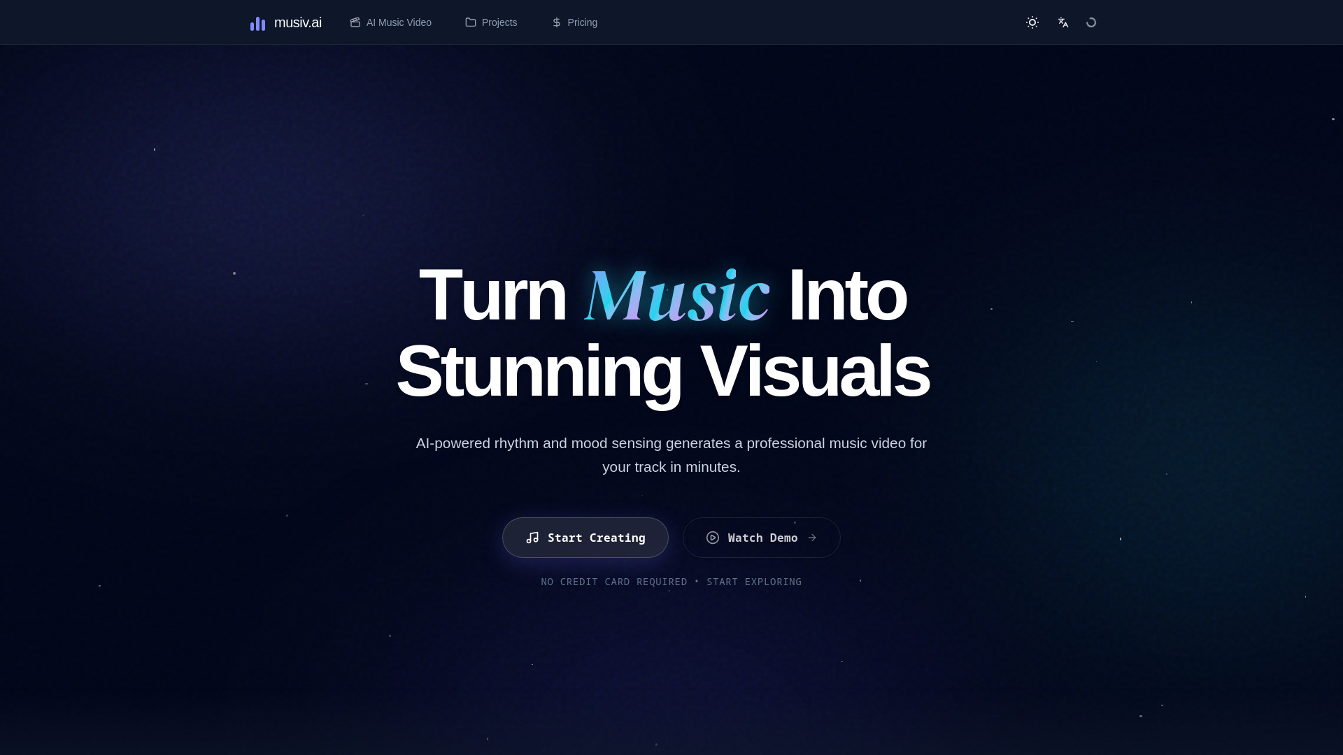 Musiv - AI Music Video Generator screenshot