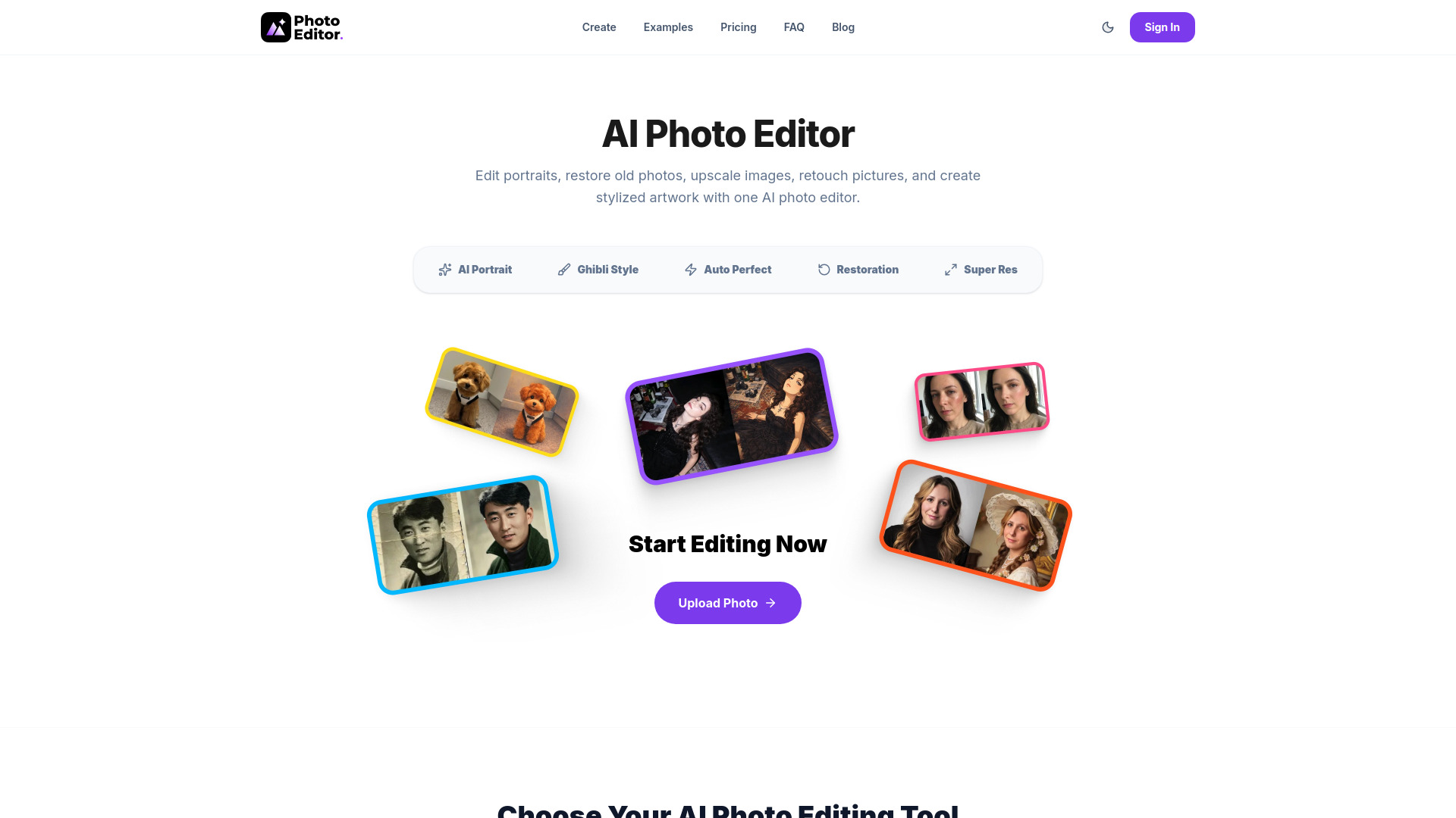 Photo Editor AI screenshot
