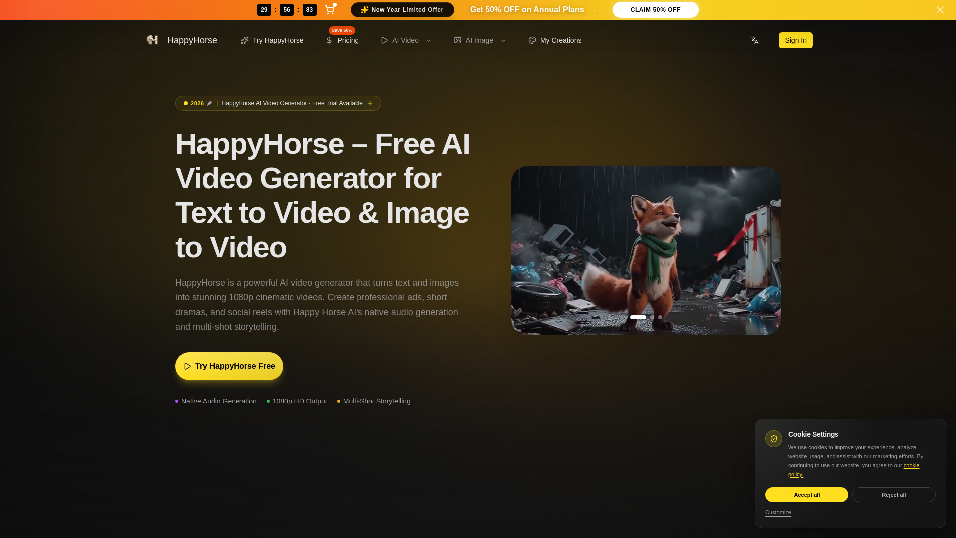 HappyHorse AI screenshot