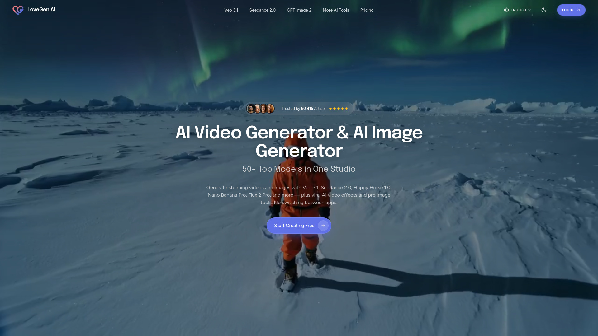 LoveGen AI screenshot