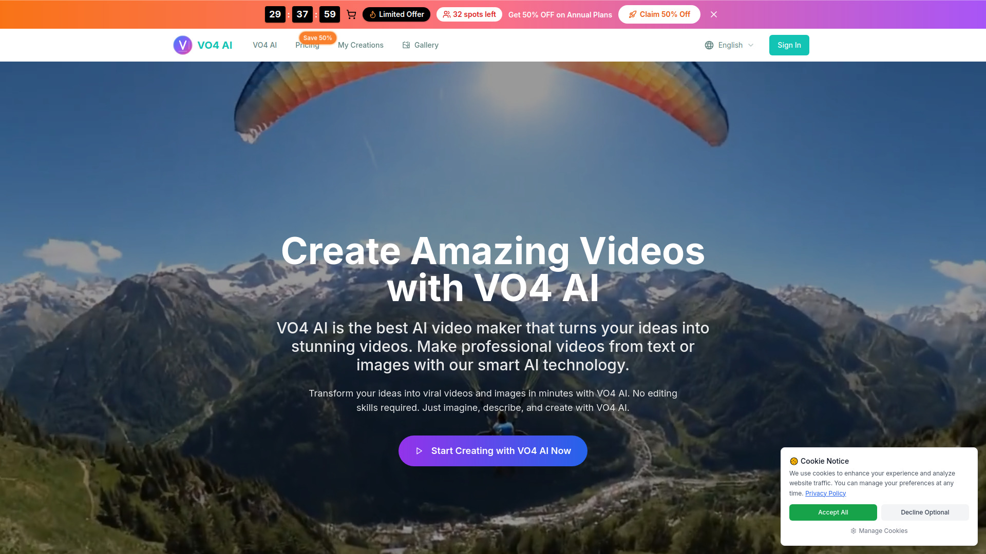 VO4 screenshot
