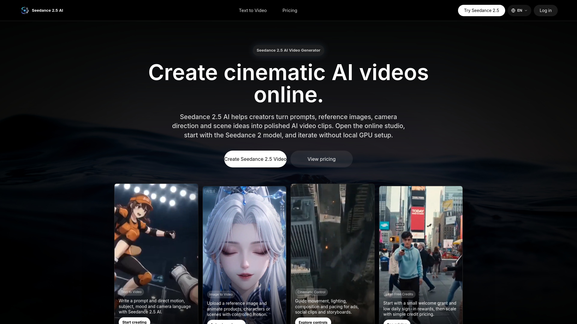 Seedance 2.5 AI screenshot