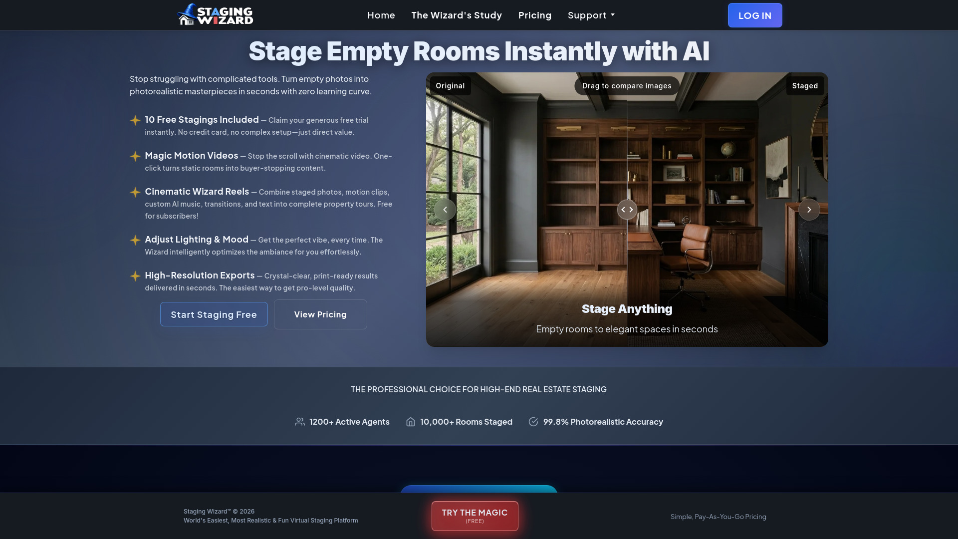 Staging Wizard screenshot
