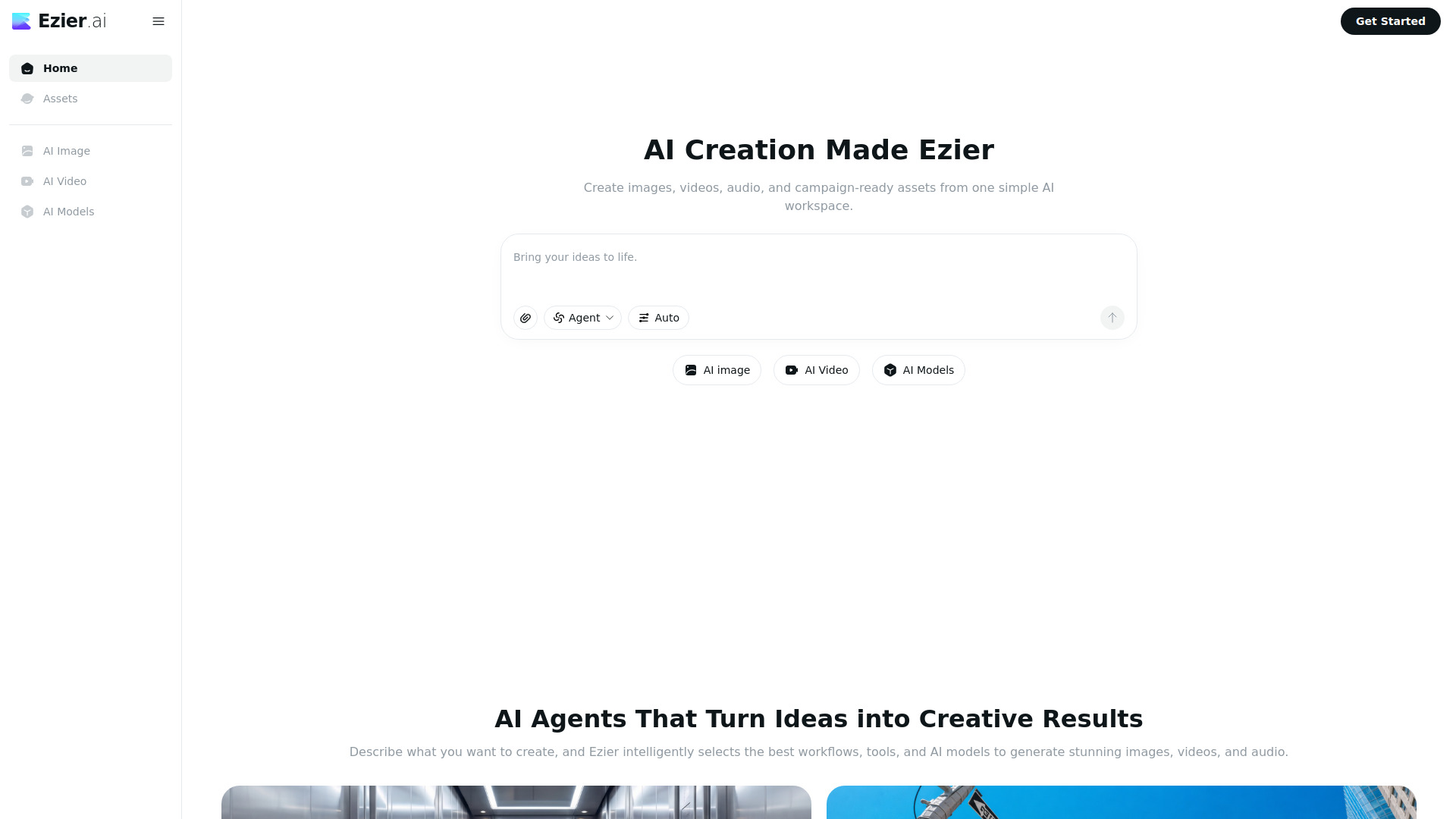 Ezier AI screenshot