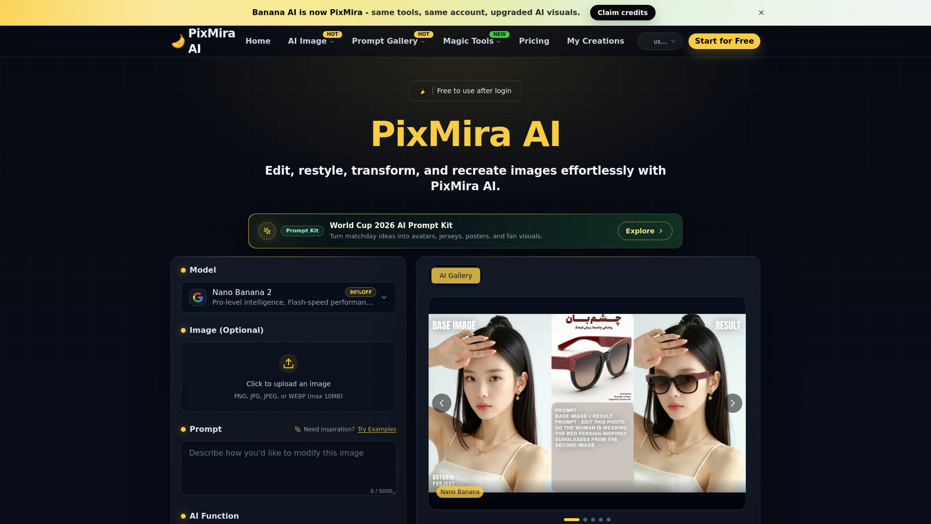 PixMira AI screenshot