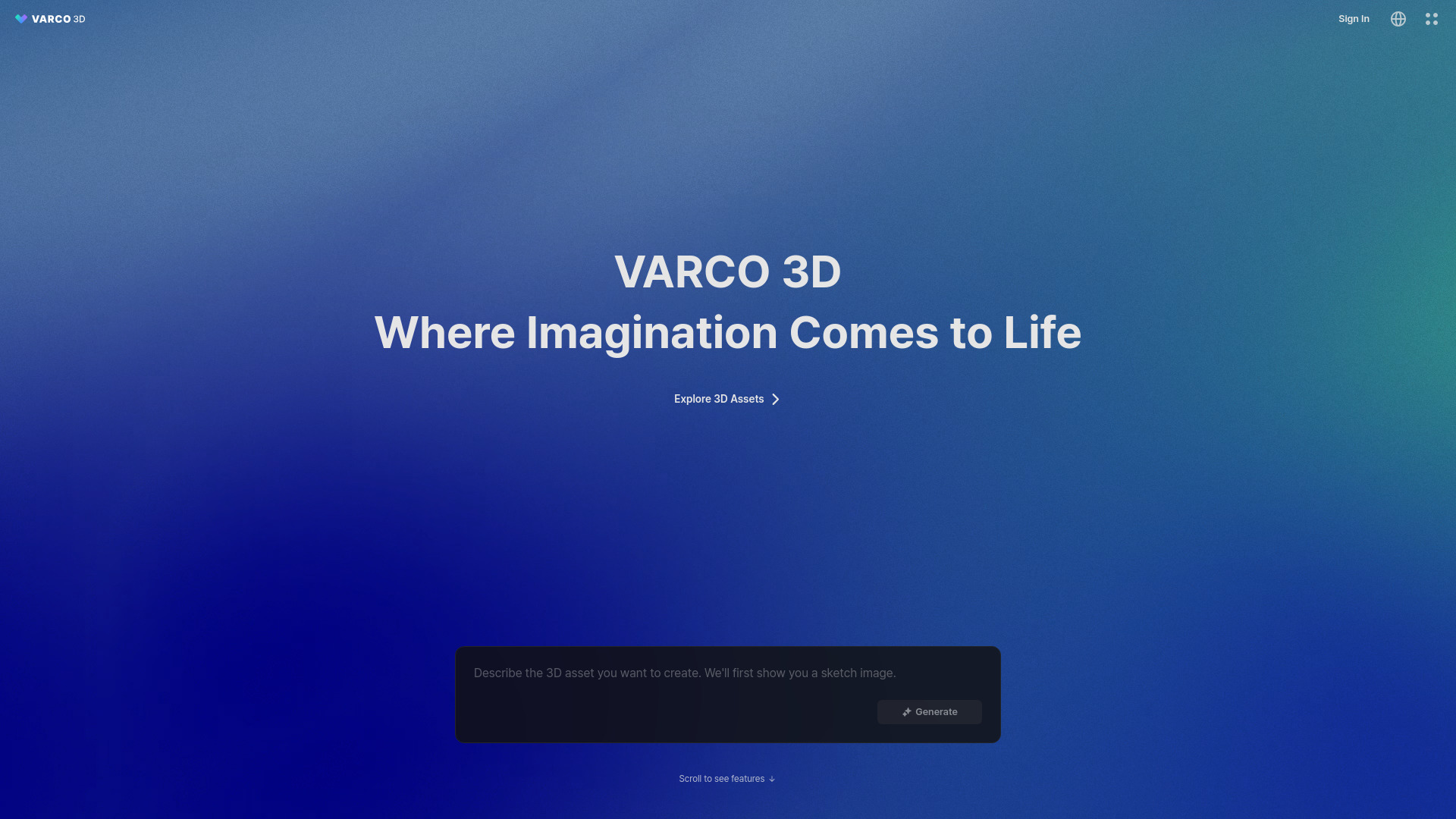 VARCO 3D screenshot