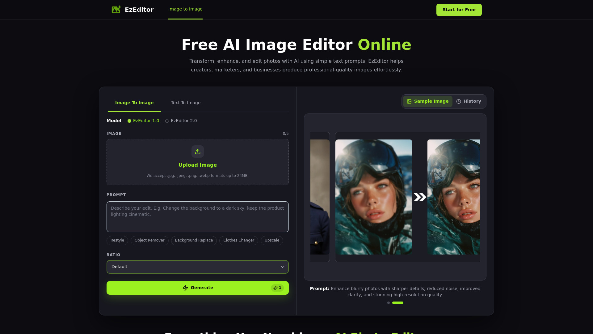 EzEditor screenshot