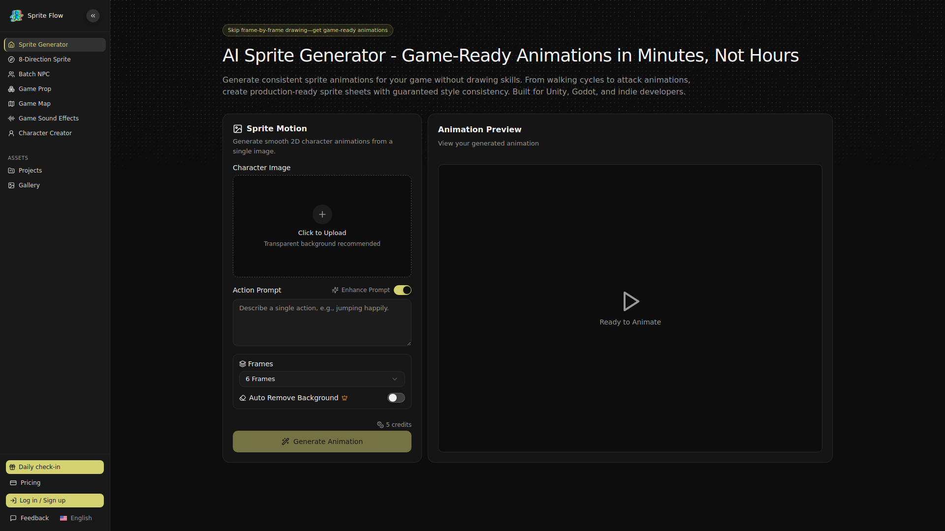 Sprite Flow screenshot